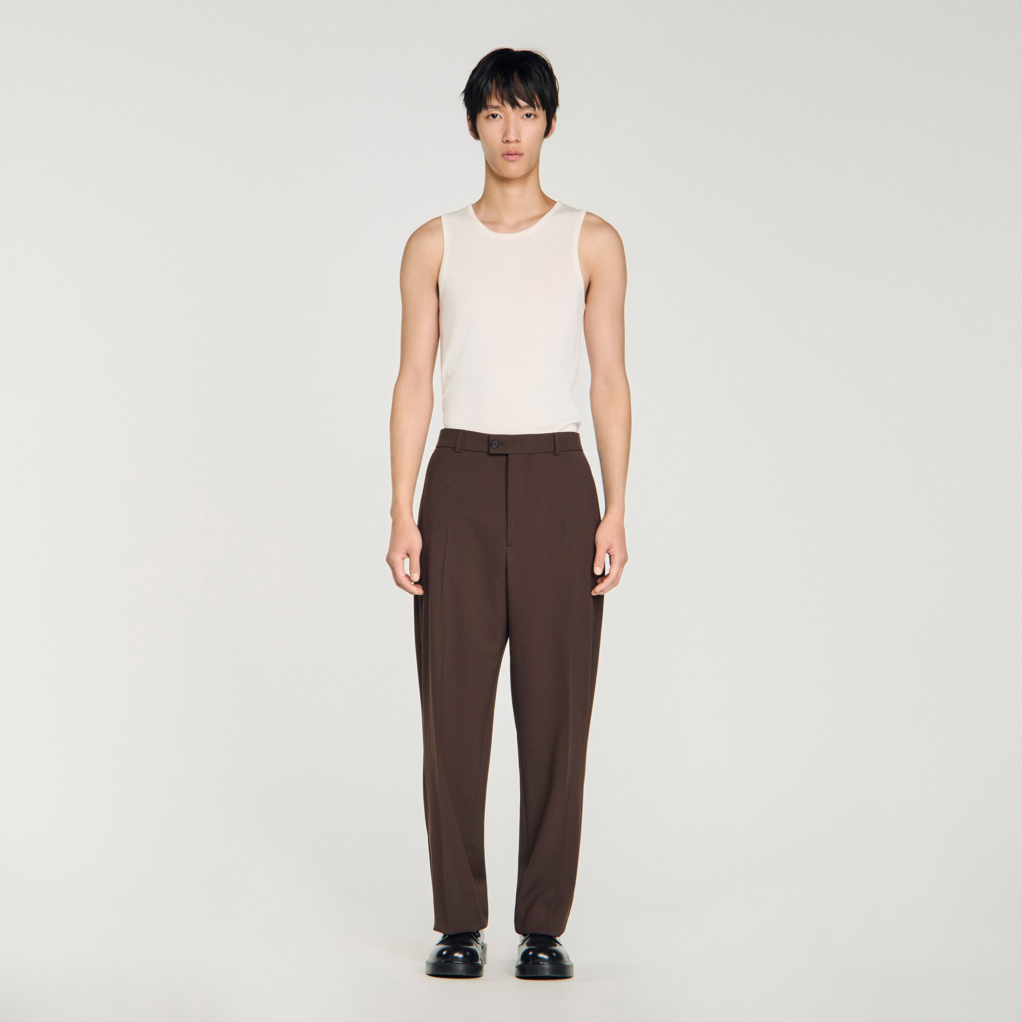 Pantalones de lana oversized