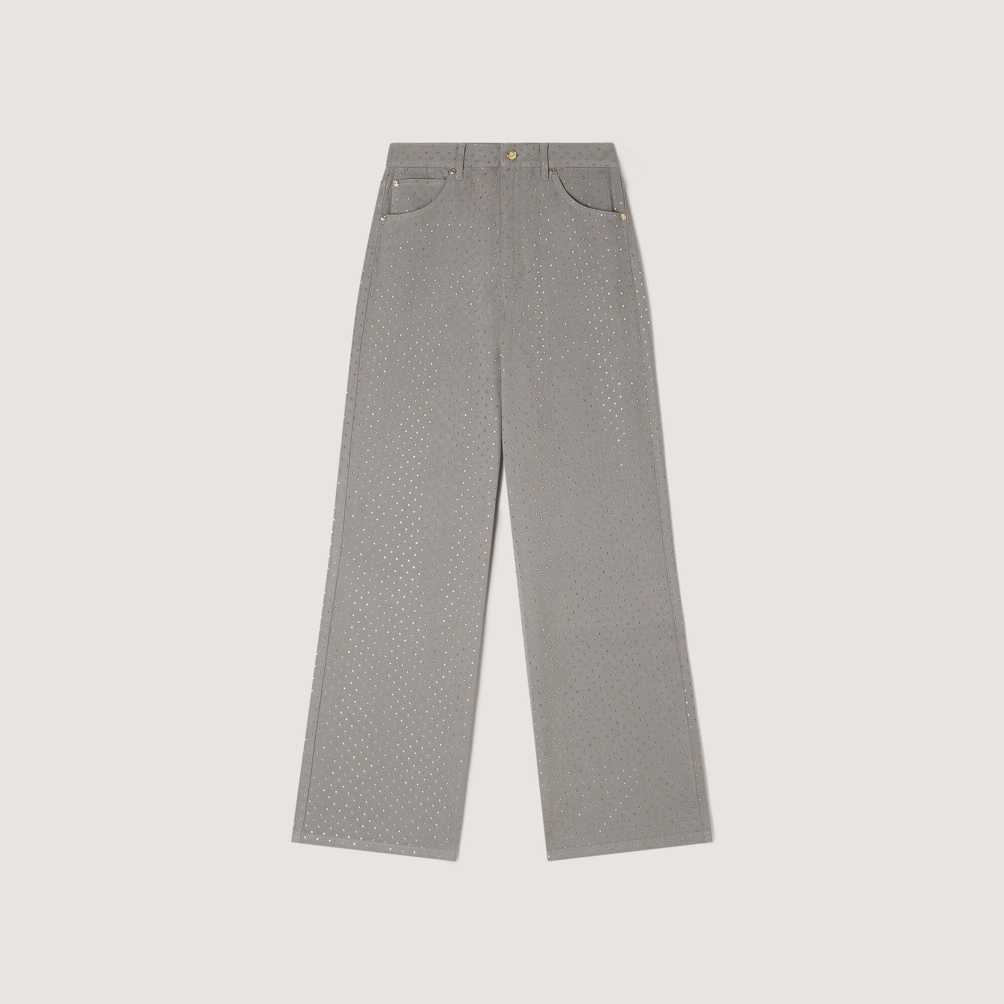 Pantalones vaqueros decorados con cristales