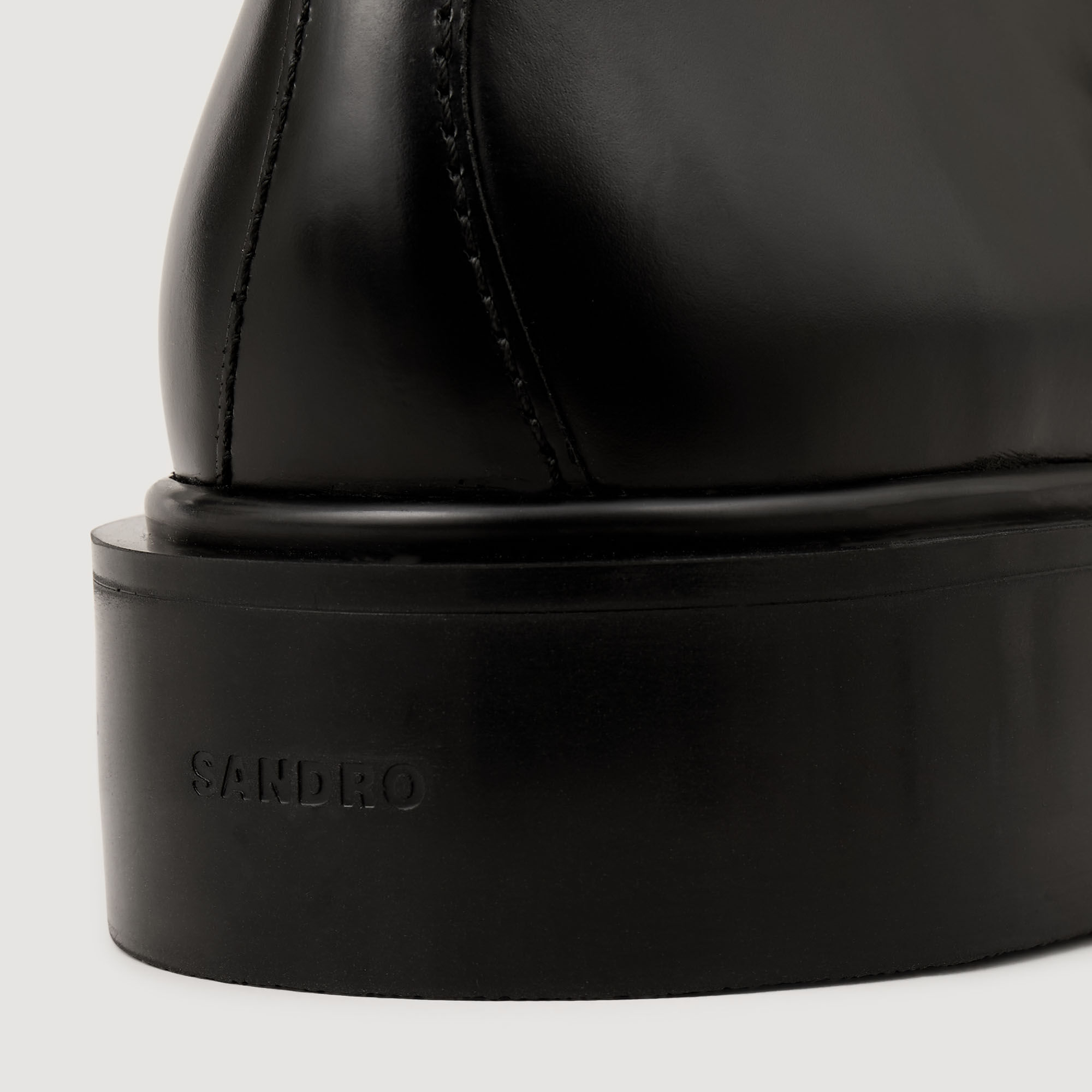 Mocasines de cuero brillante