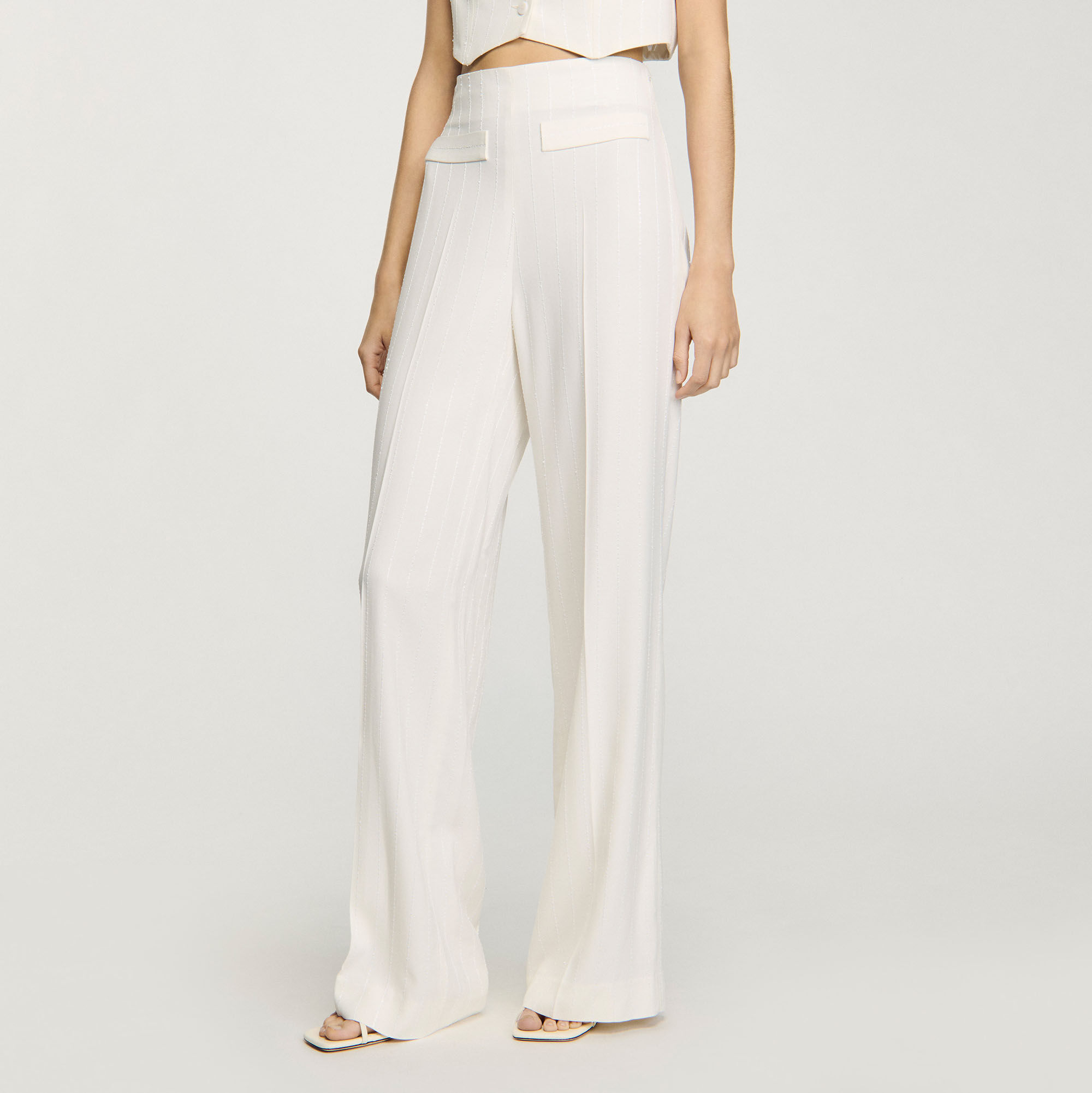 Pantalones de traje con lentejuelas