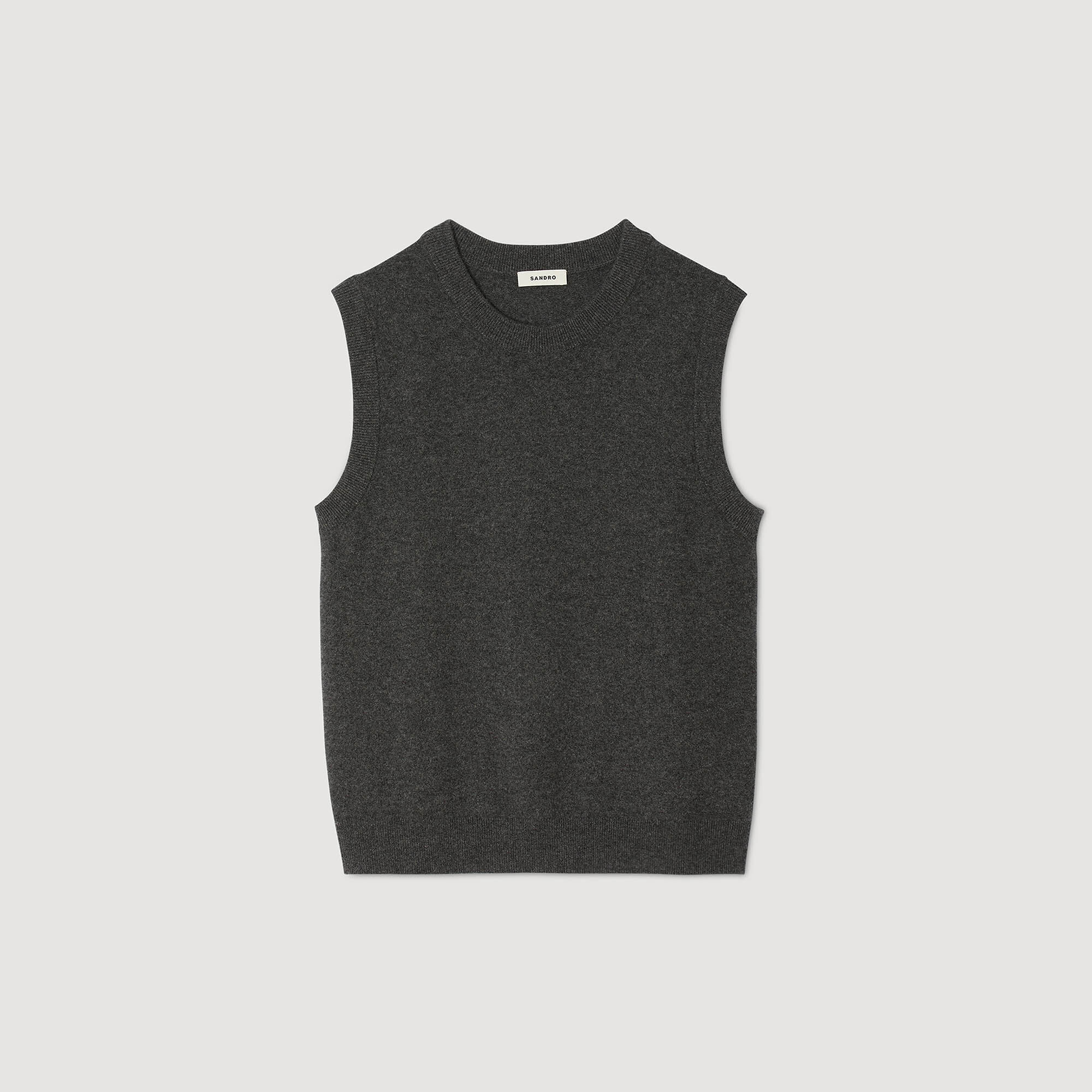 Chaleco de lana de cashmere