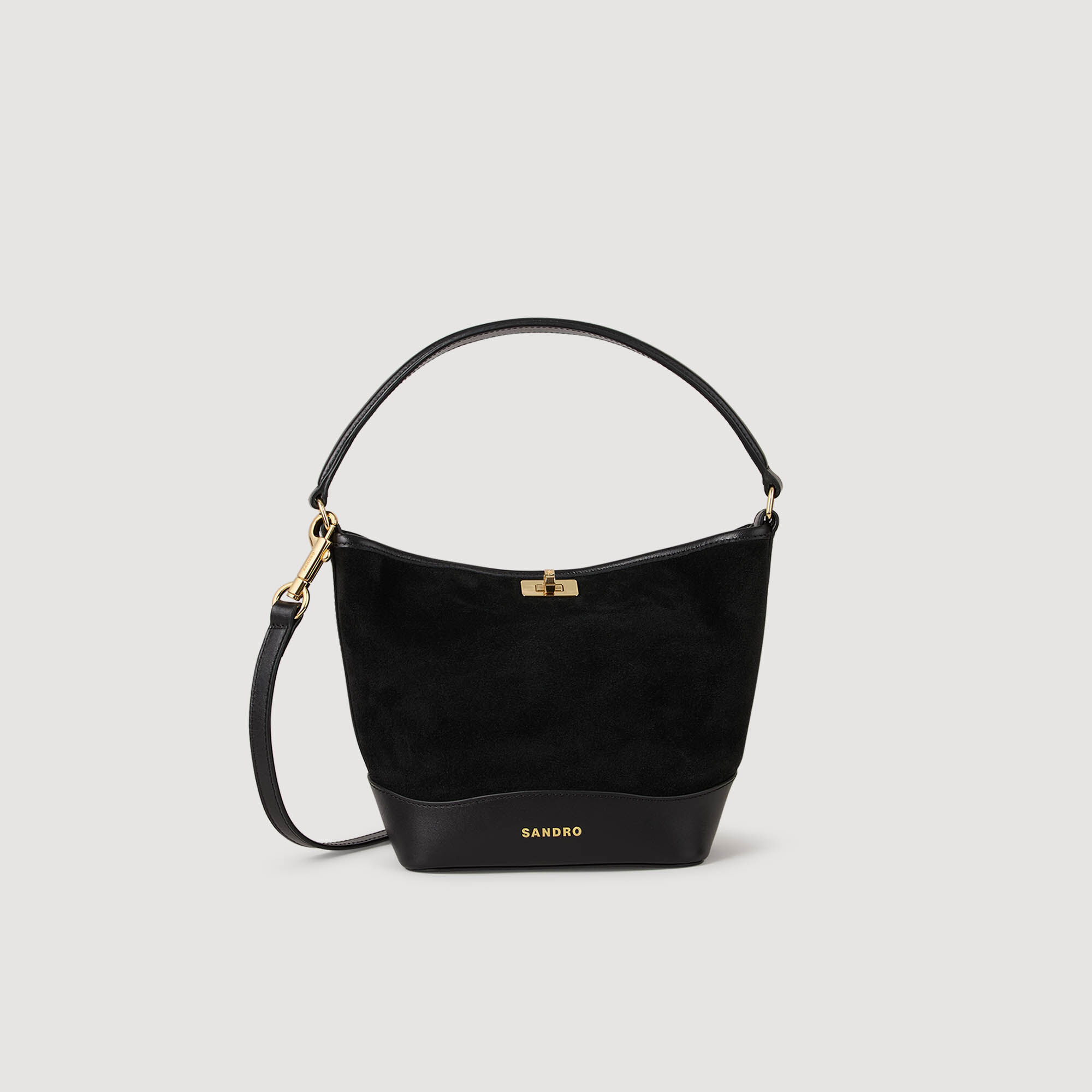 Bolso TANGOSO mini de ante y cuero