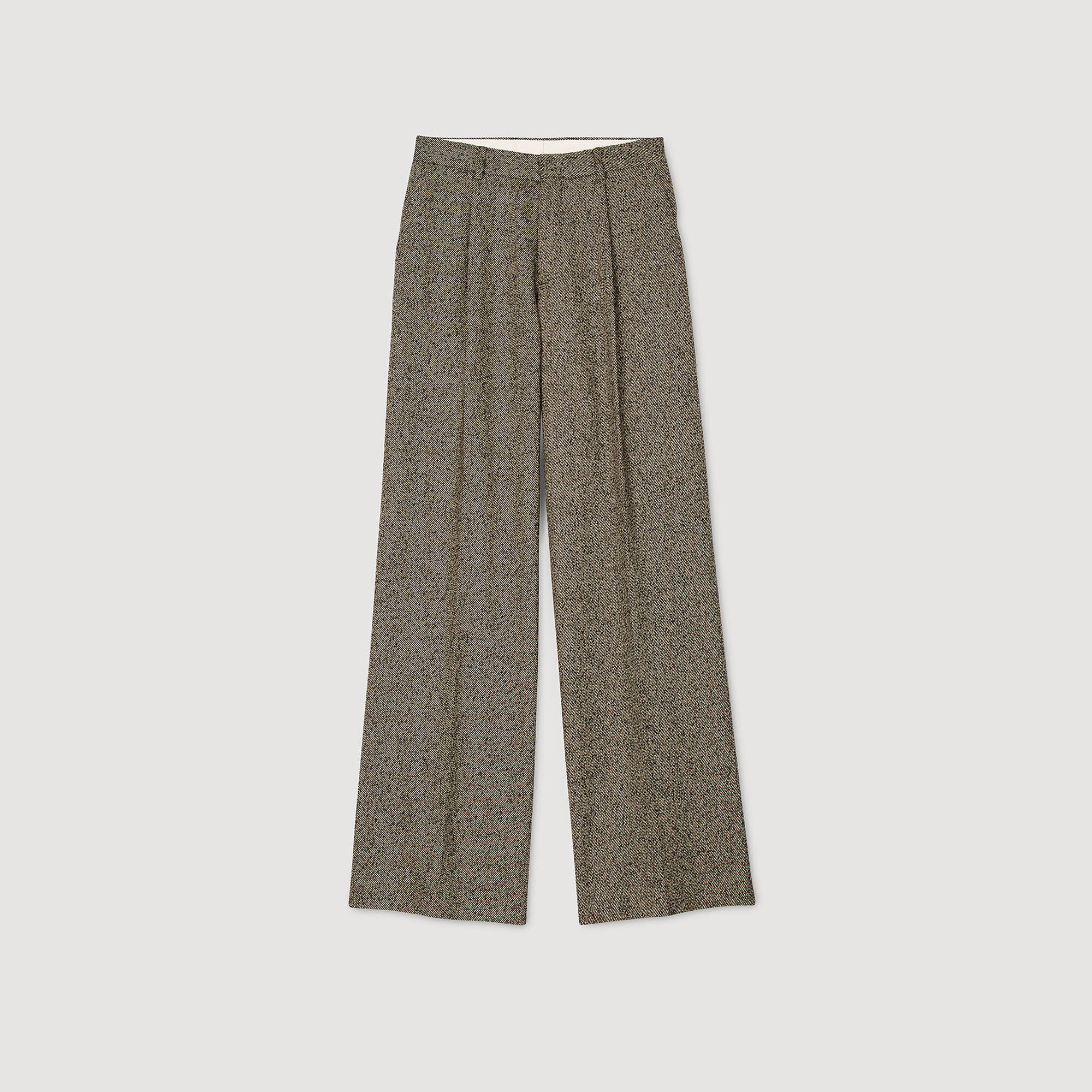 Pantalones de traje con corte ancho