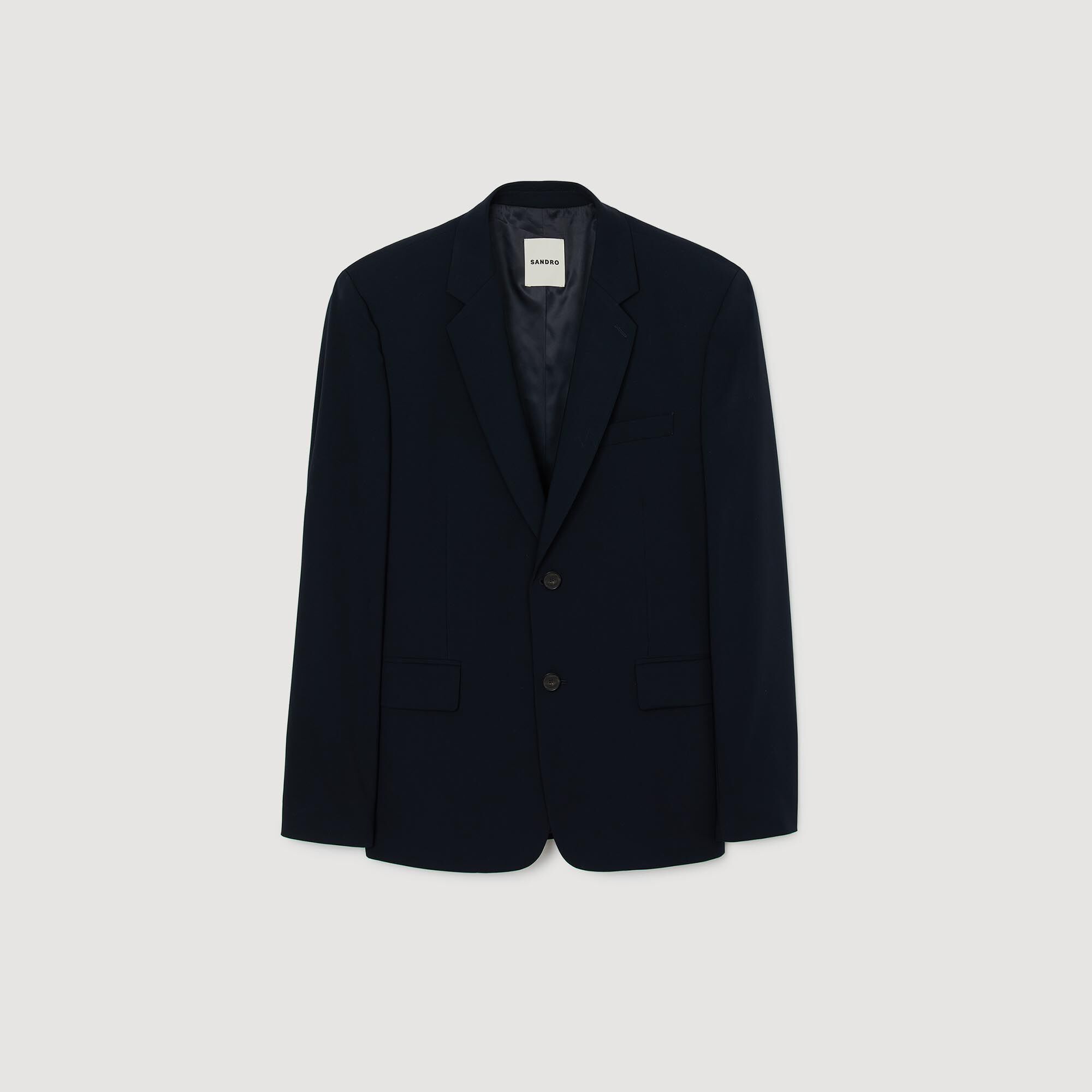 Chaqueta de traje de lana