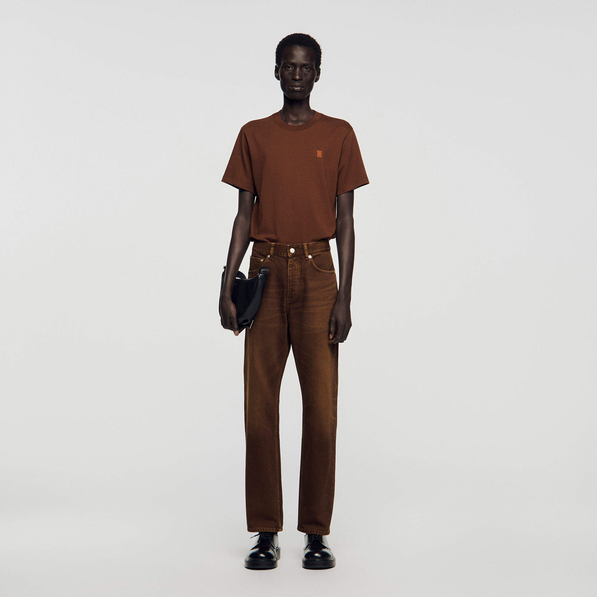Pantalones vaqueros con efecto lavado regular