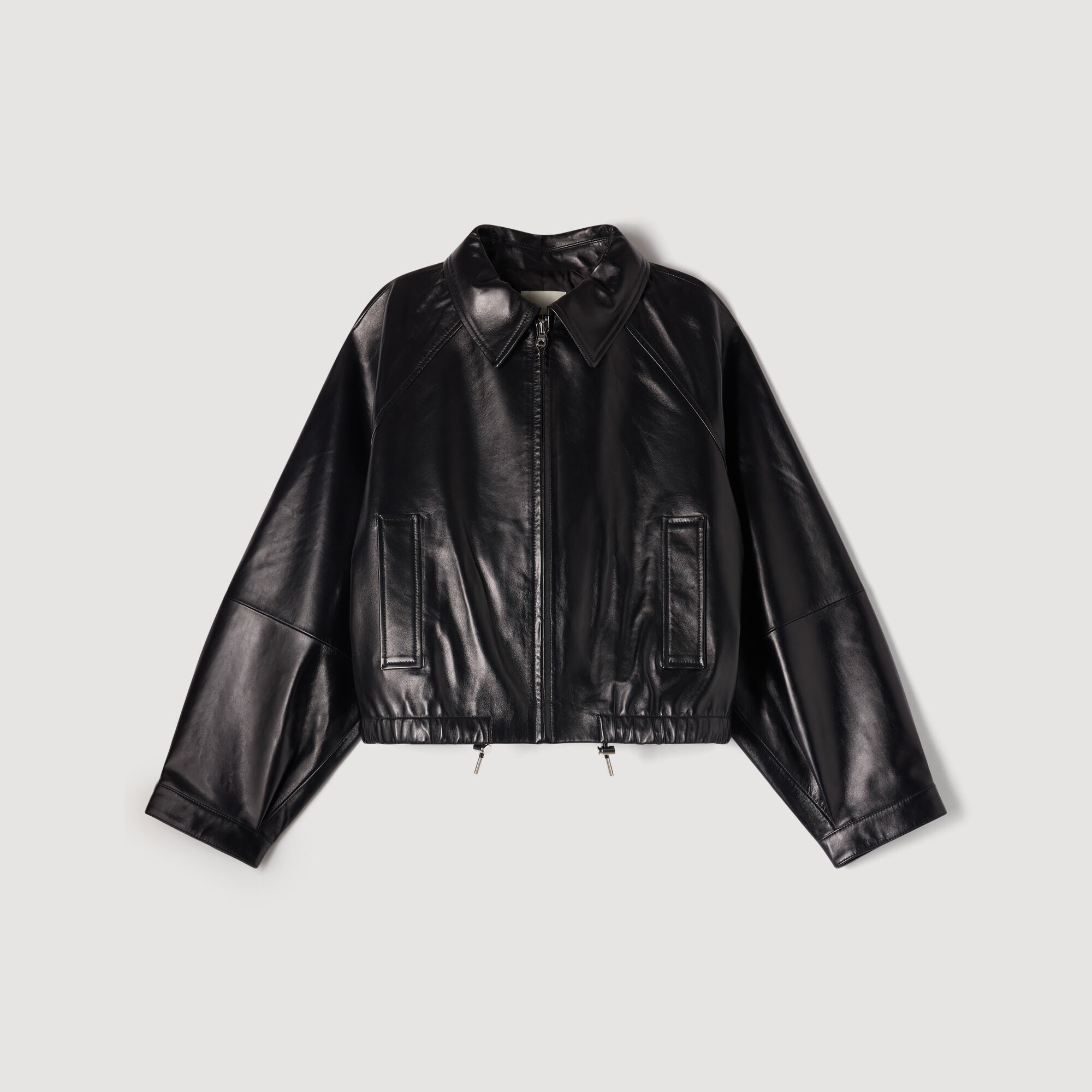 Chaqueta de cuero de cordero