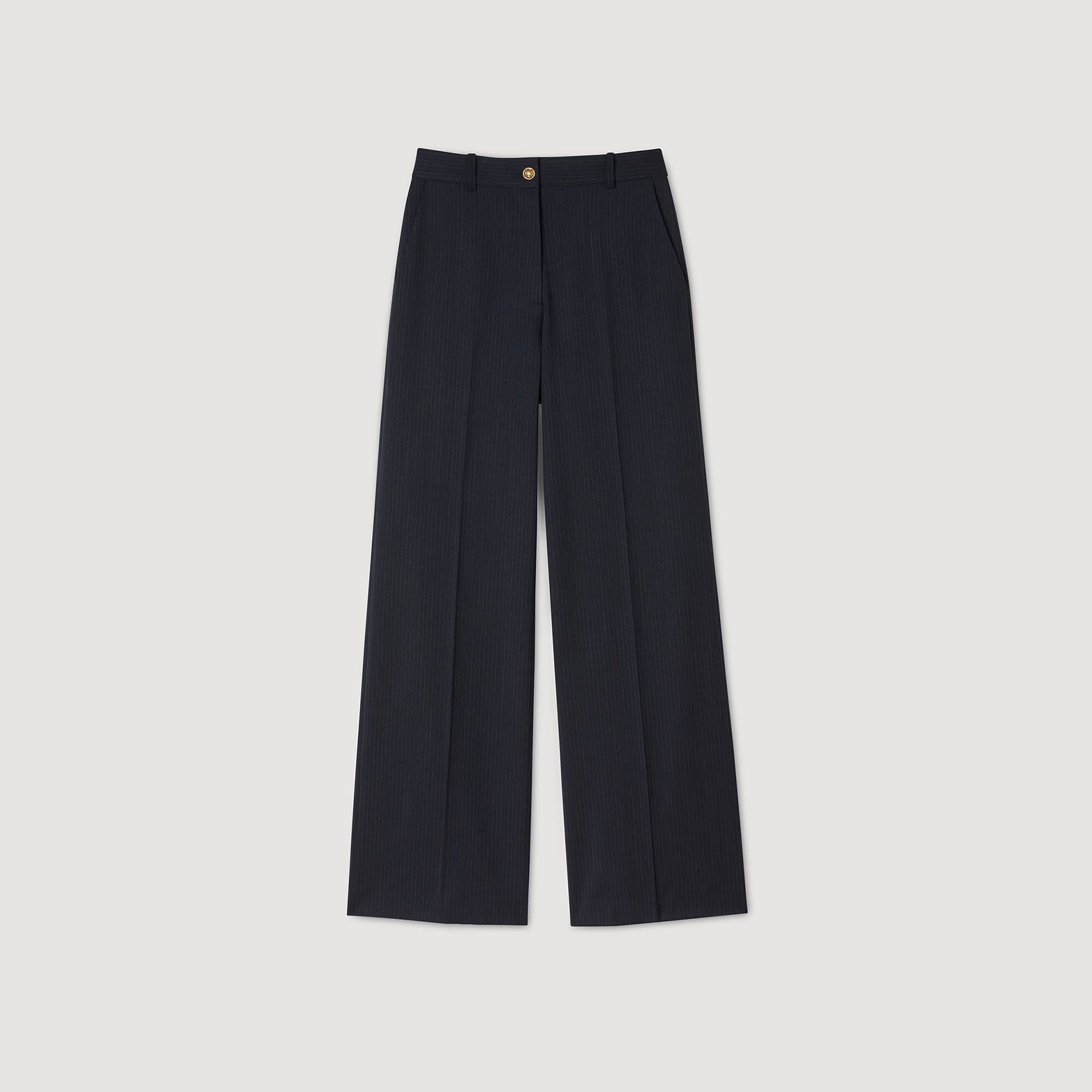 Pantalones mínimos con rayas de tiza