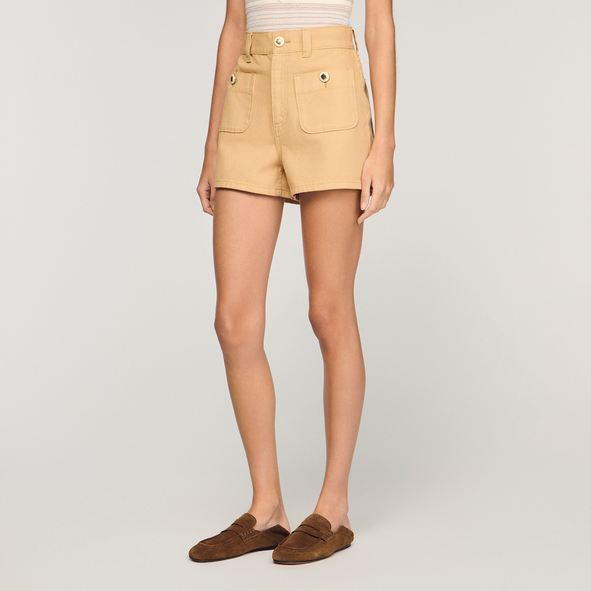 Pantalones cortos de mezclilla