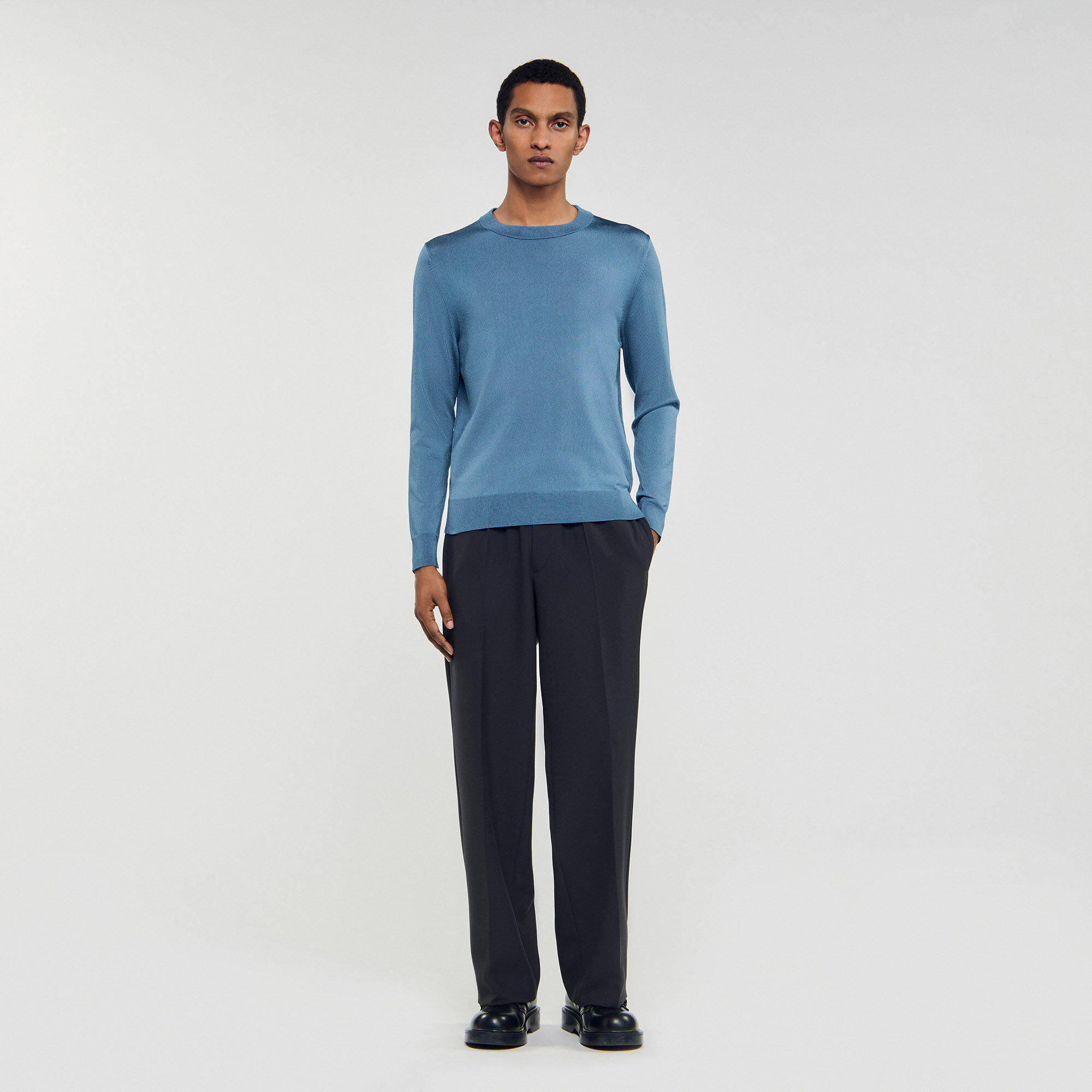 Sweater de punto fino