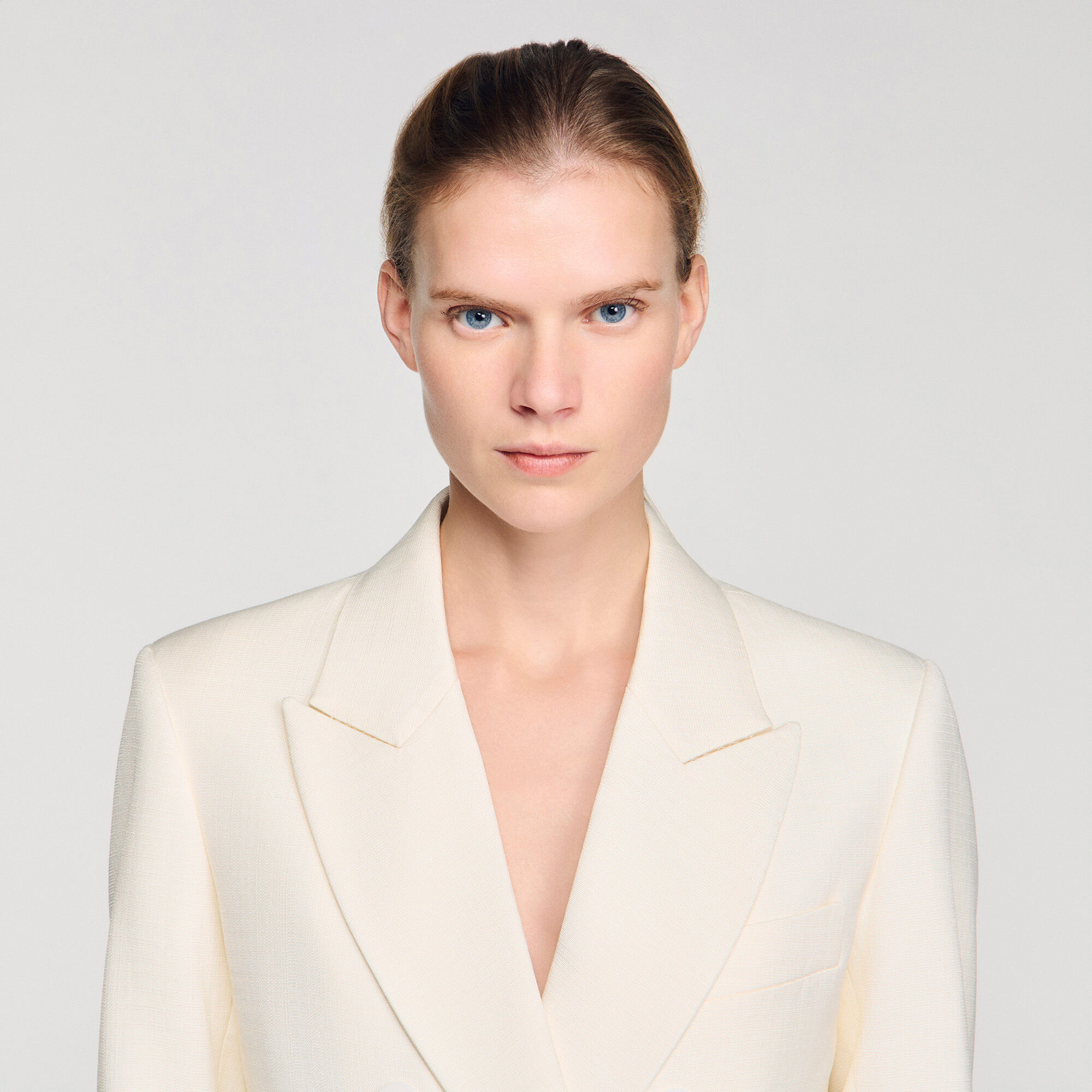 Chaqueta de traje con doble pechera