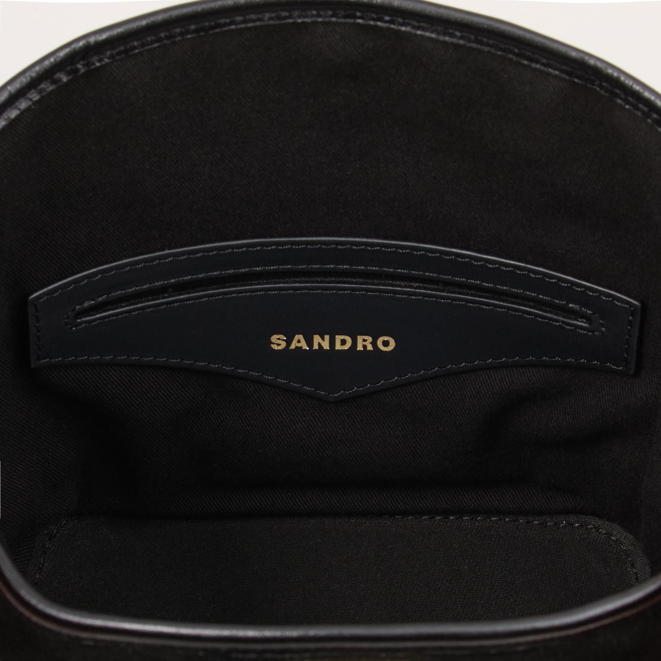Bolso TANGOSO mini de ante y cuero