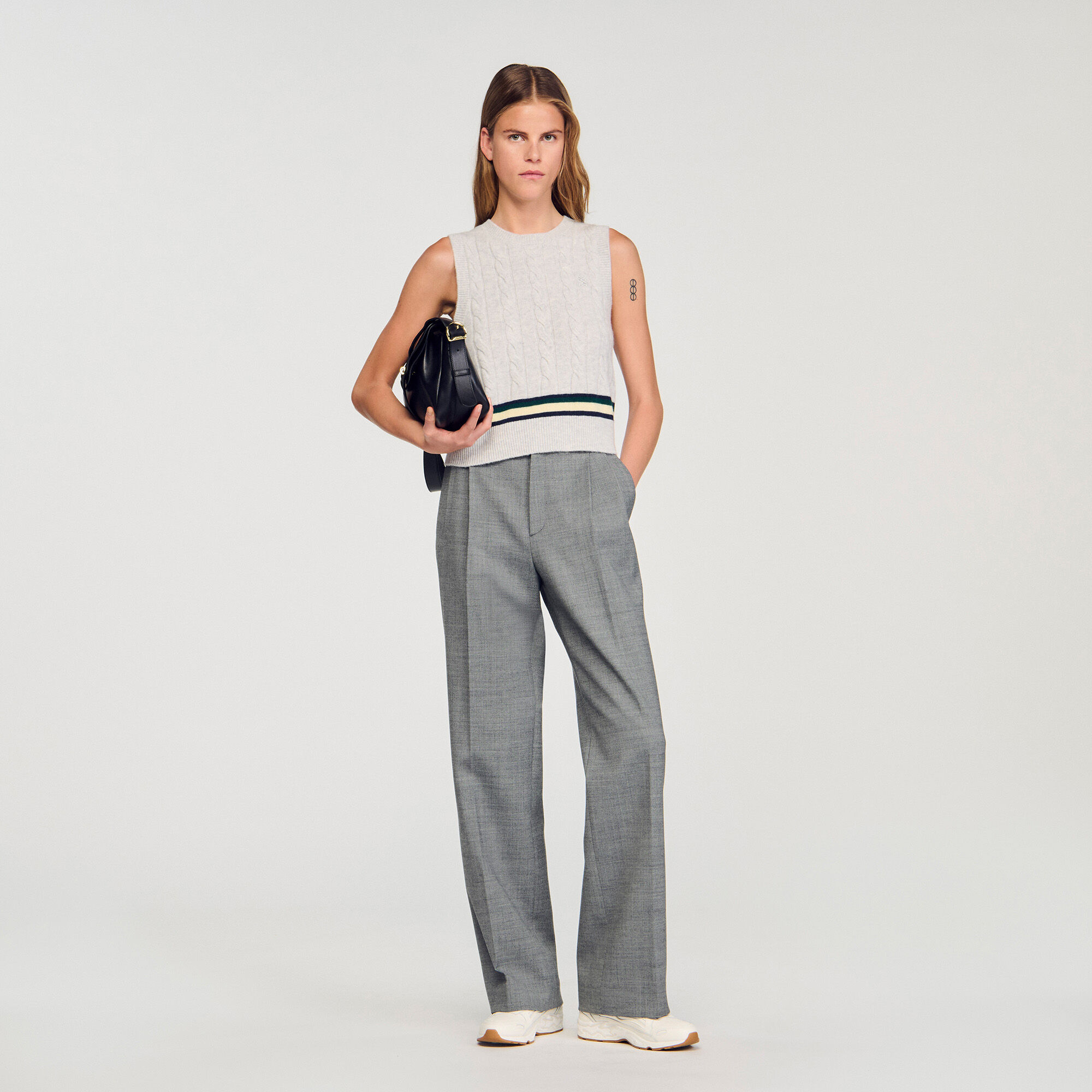 Pantalones de corte recto
