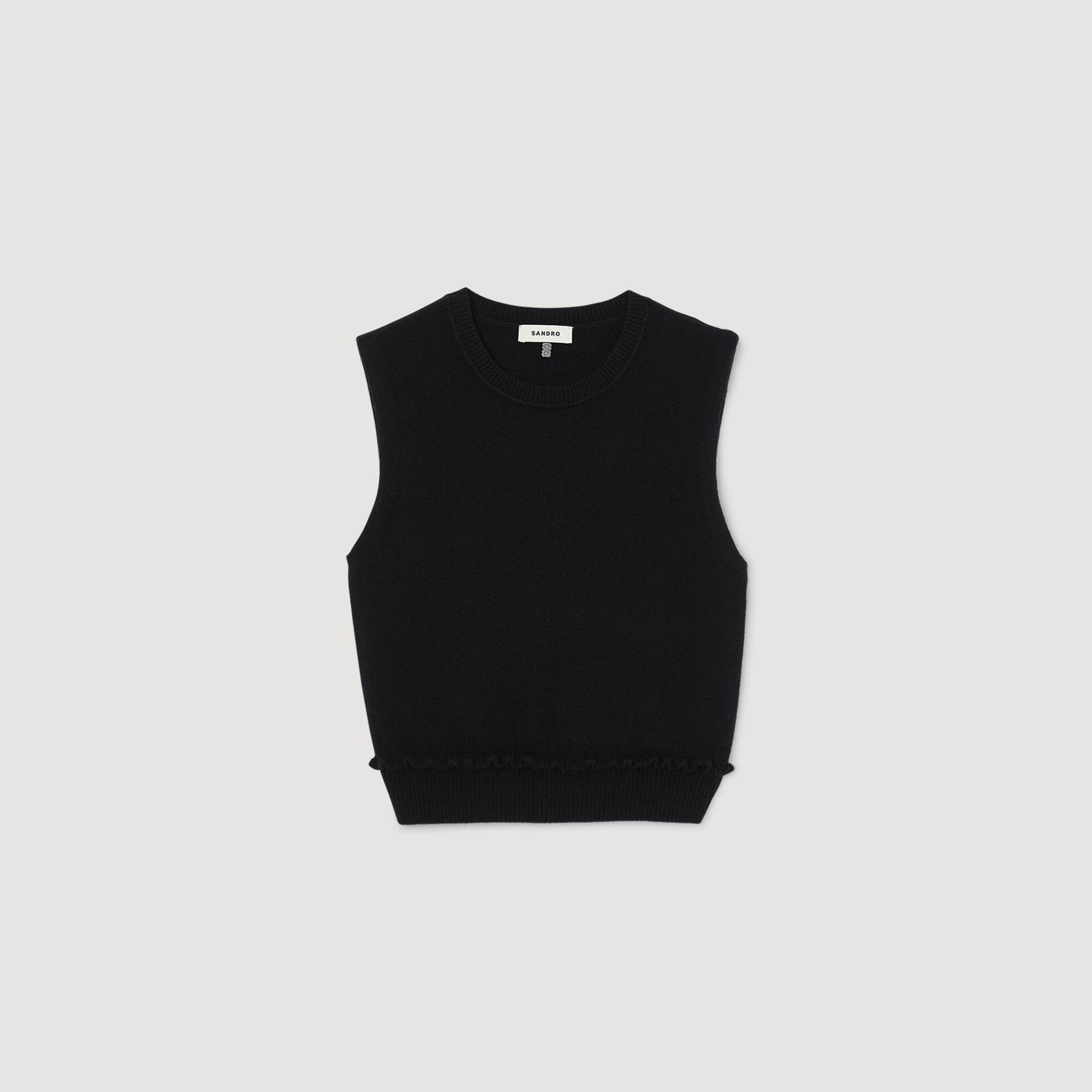 Sweater acampanado corto