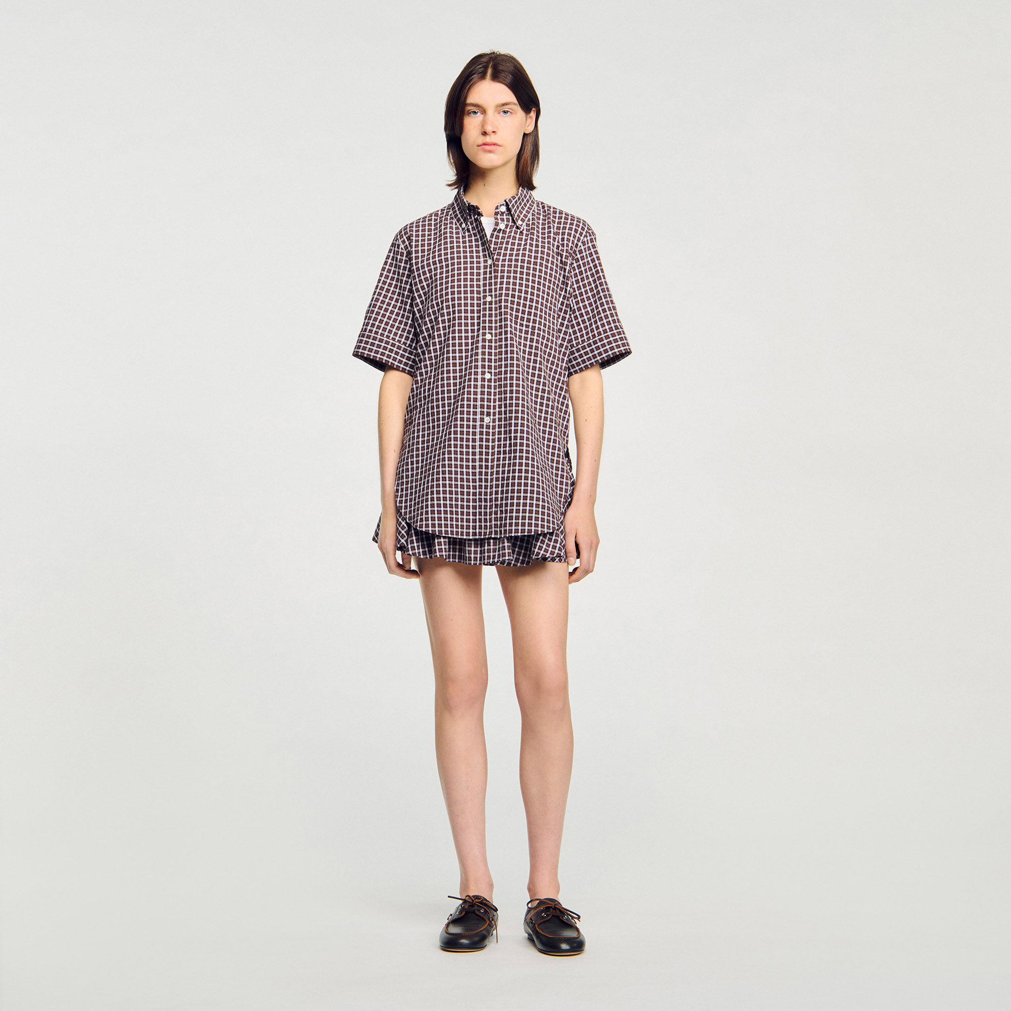 Camisa cuadros oversized