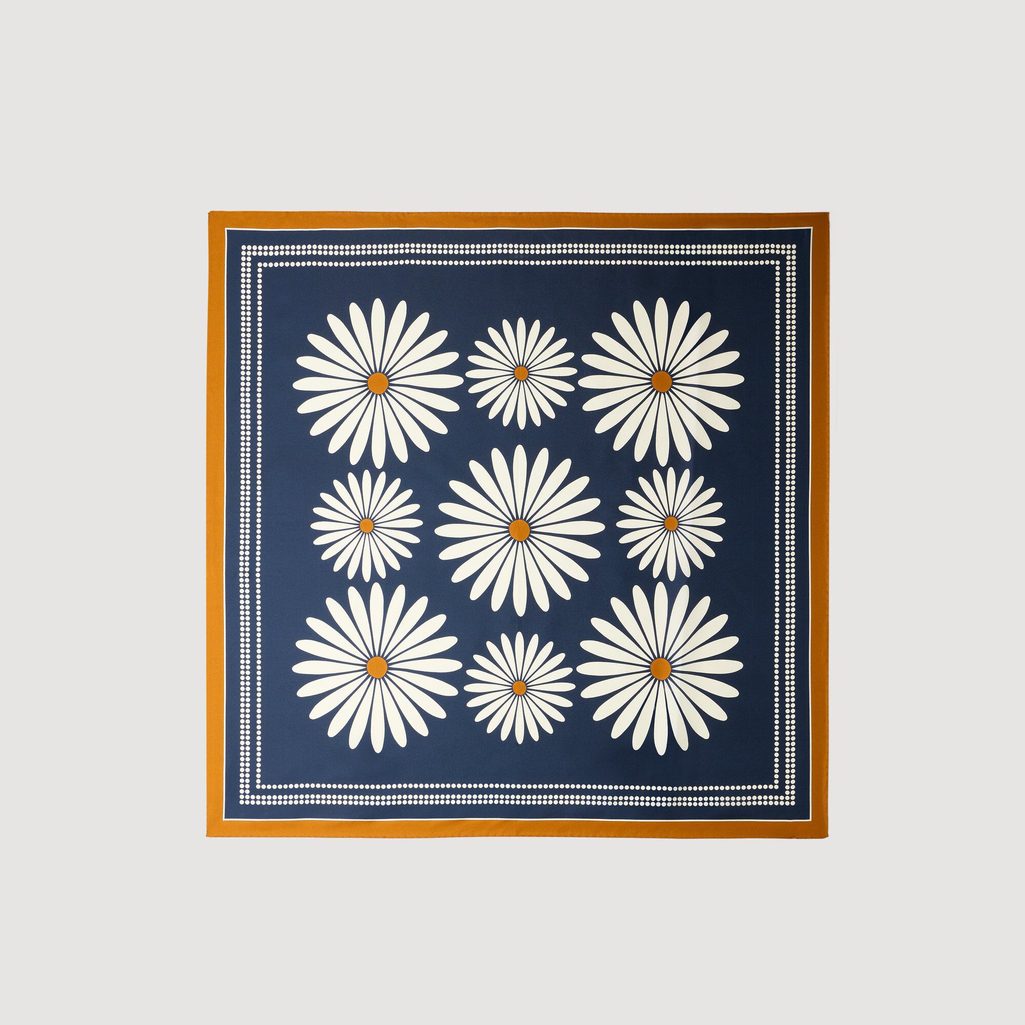 Pashmina de seda floral