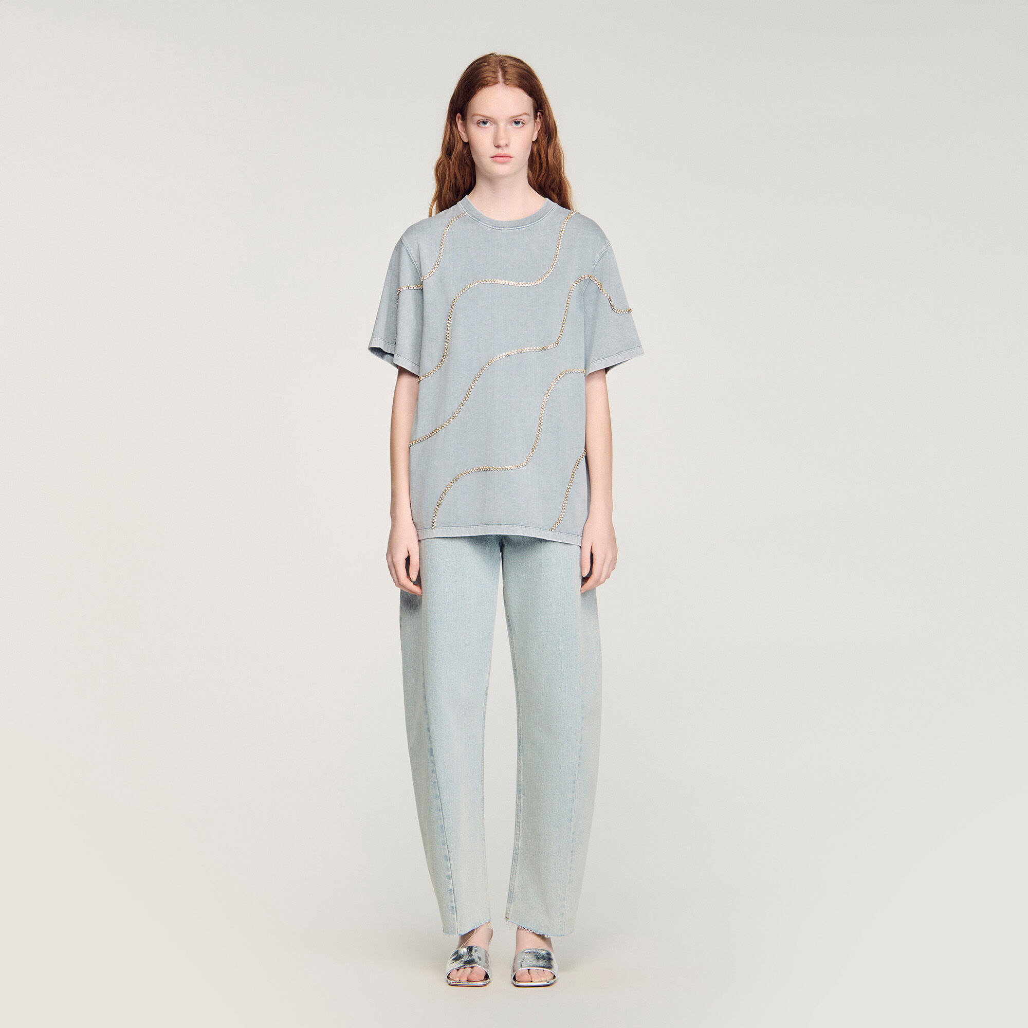 Camiseta con lentejuelas