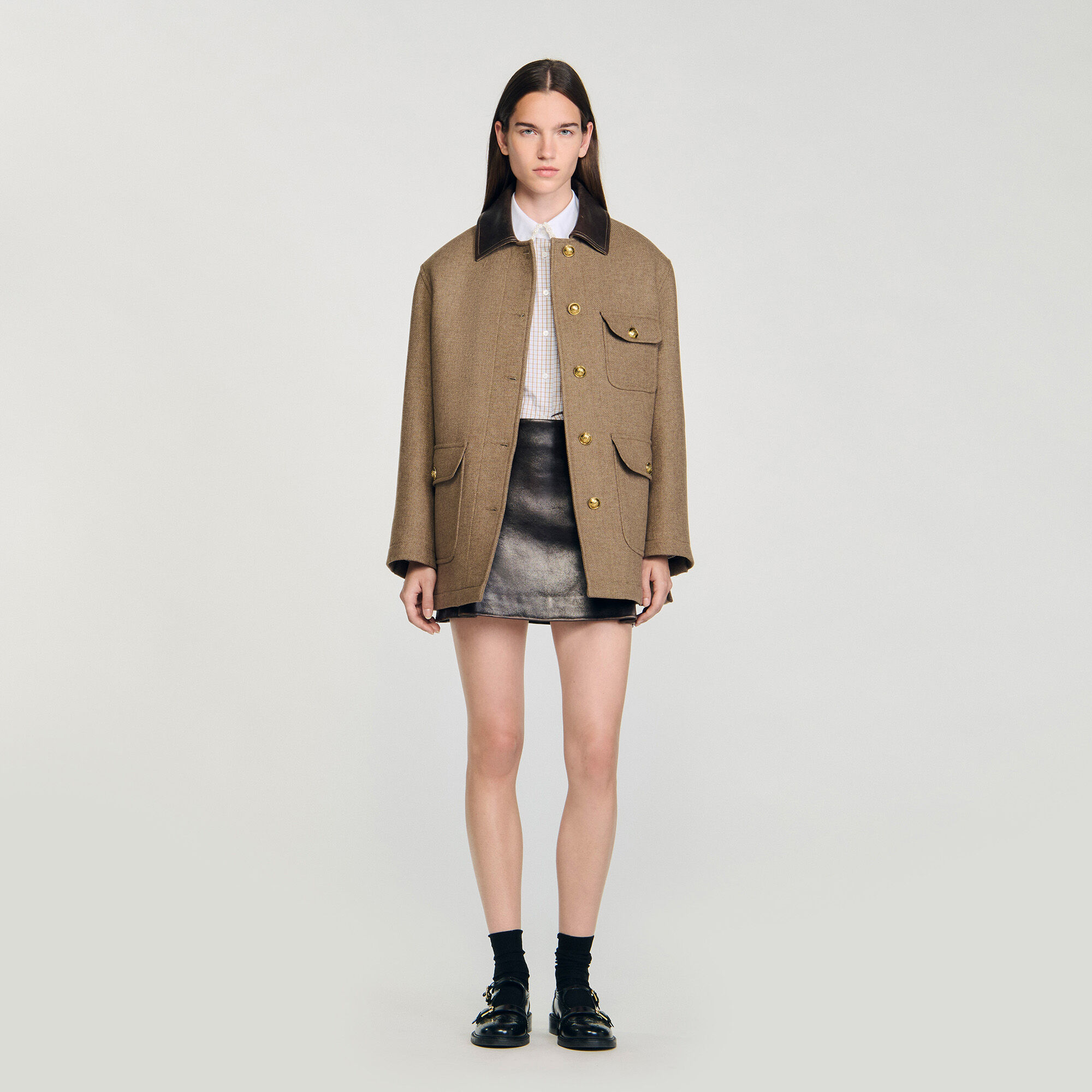 Chaqueta de tweed
