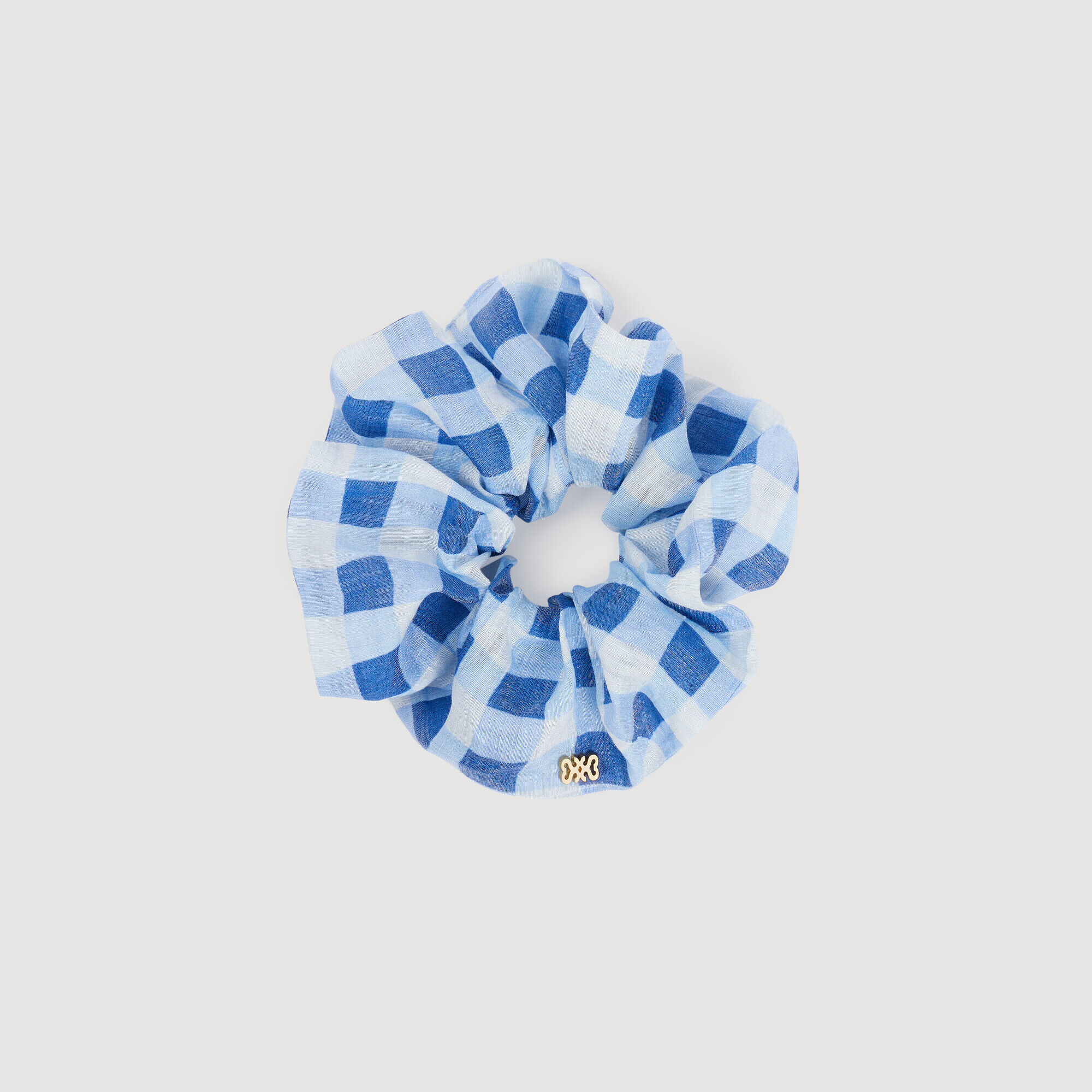 Scrunchie de cuadros