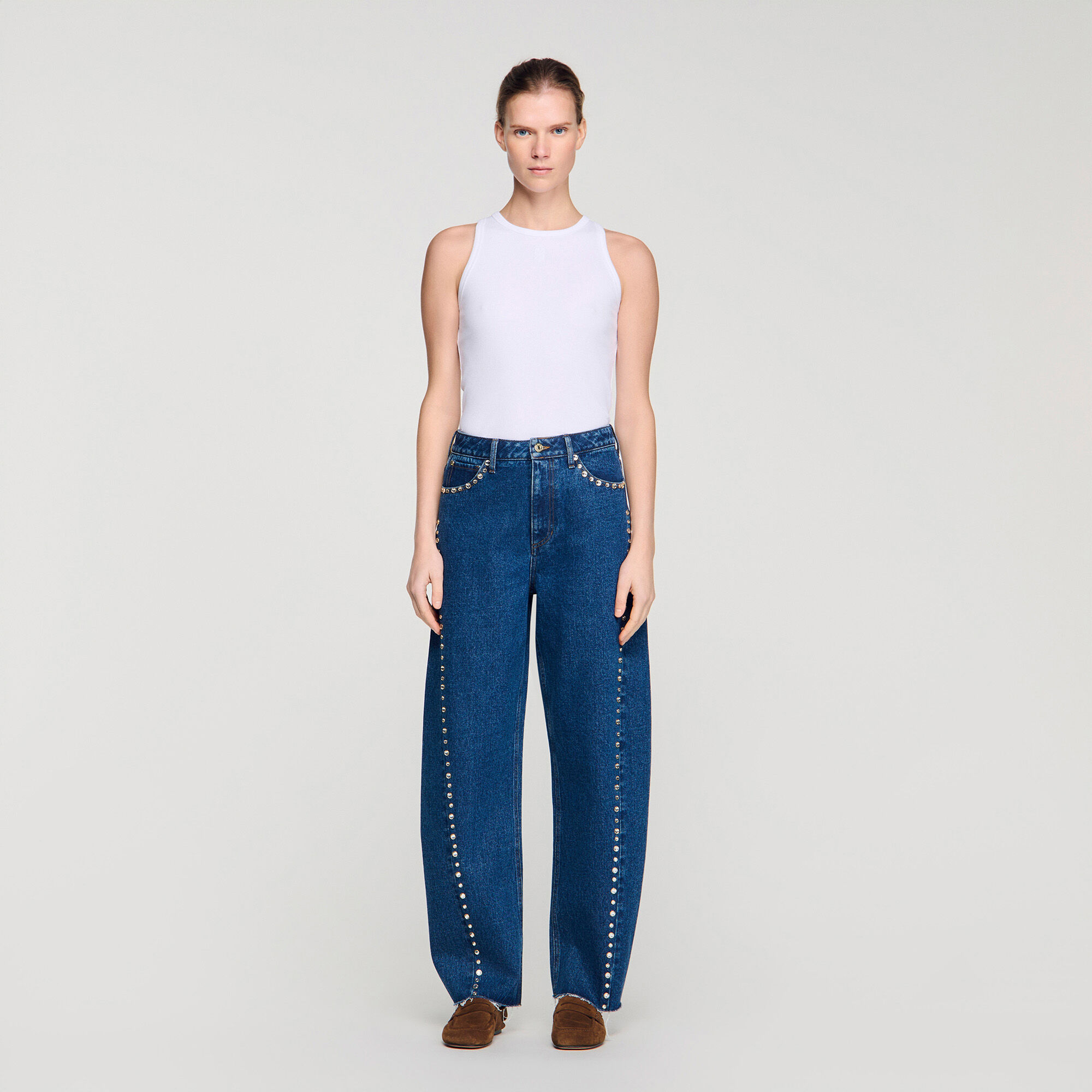 Pantalones vaqueros con lentejuelas