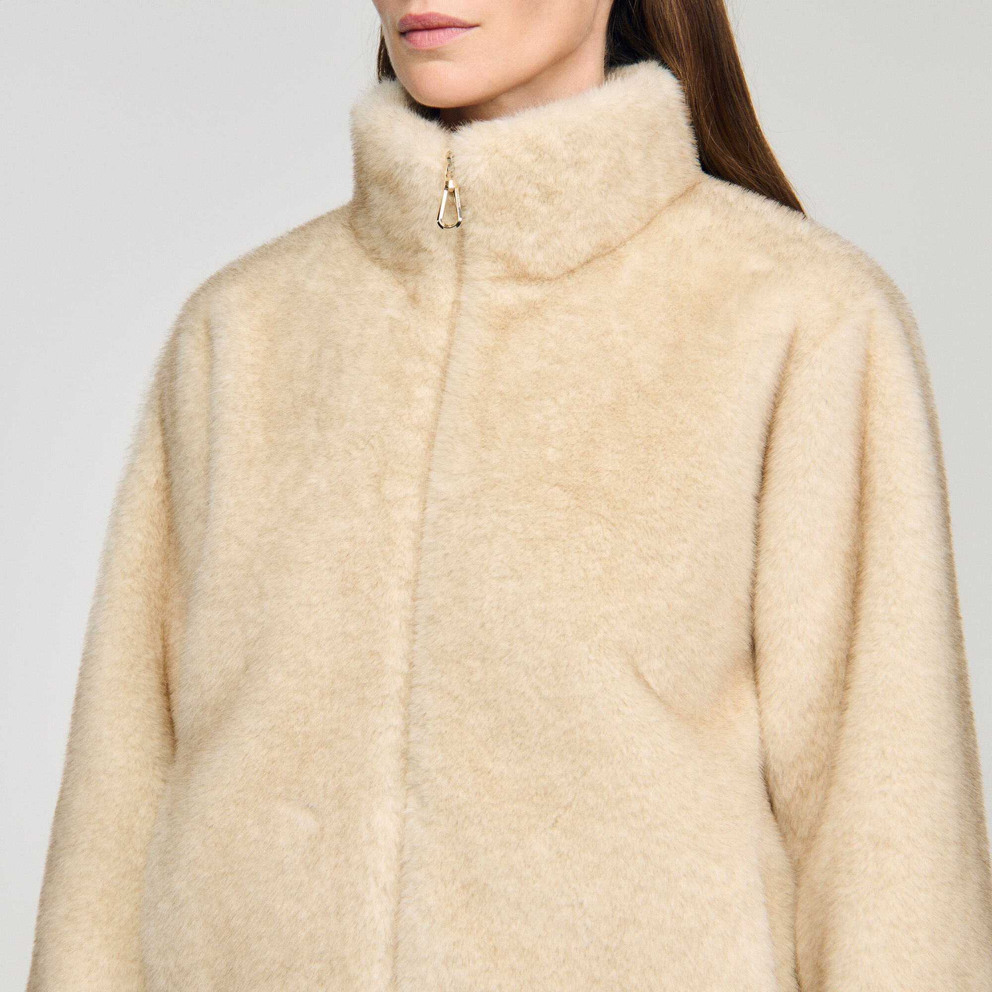 Chaqueta de piel sintética