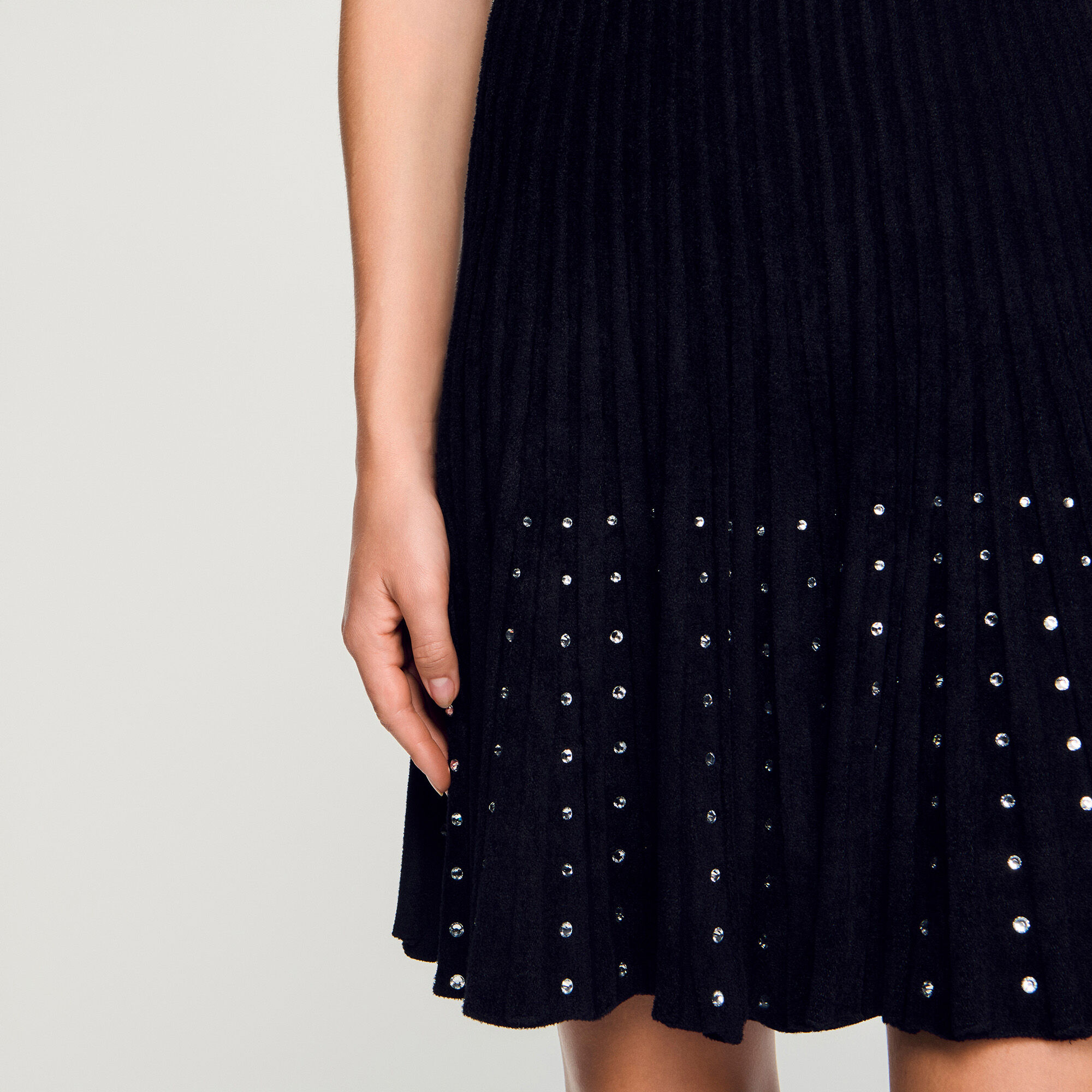 Vestido mini con cristales