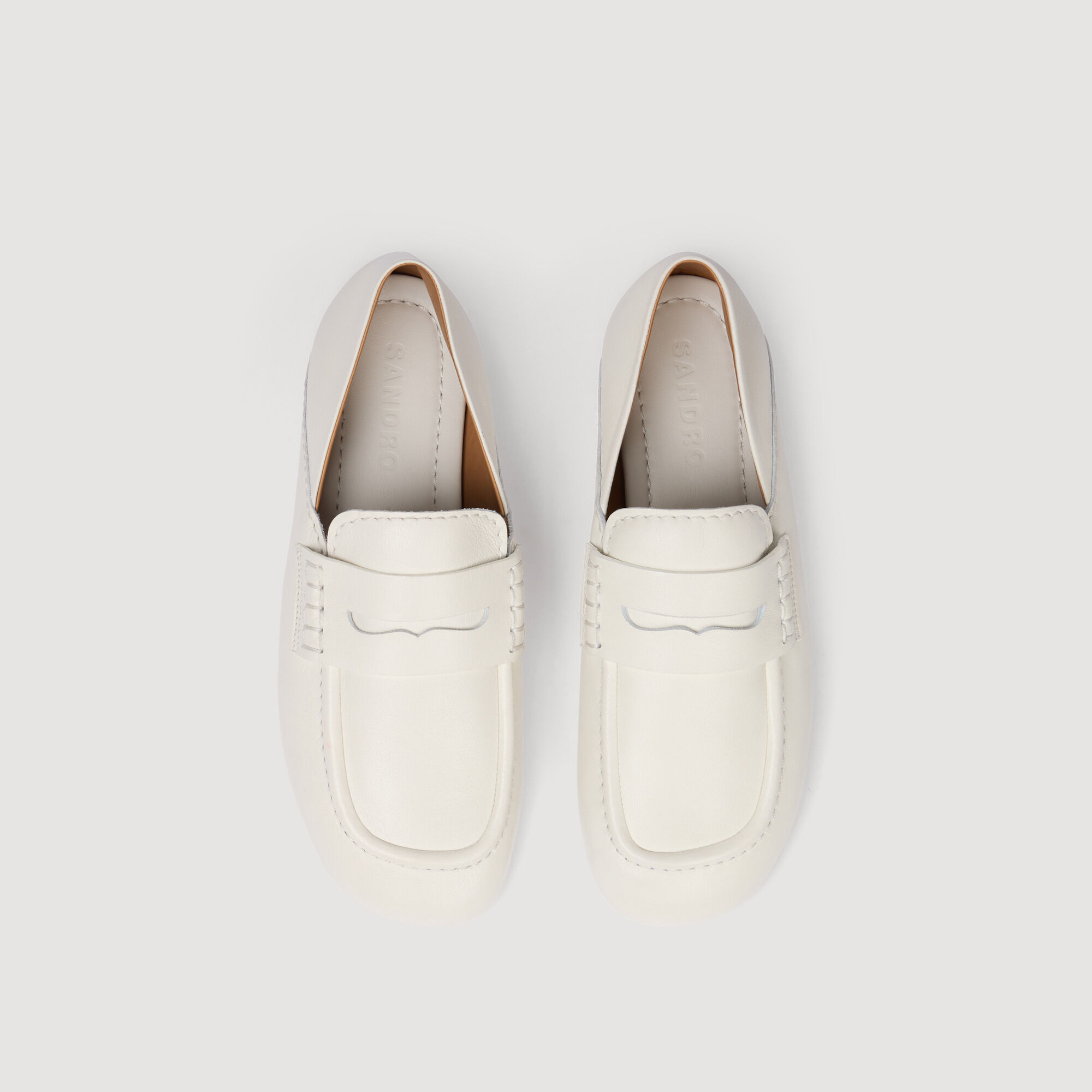 Mocasines de cuero