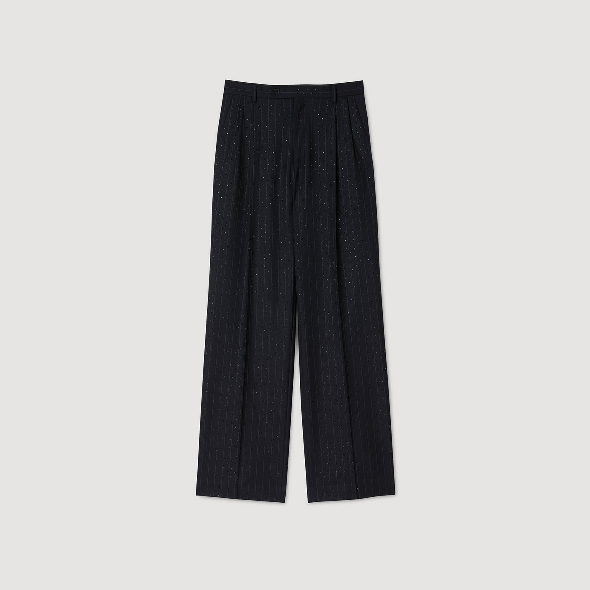 Pantalones de tira con brillantina