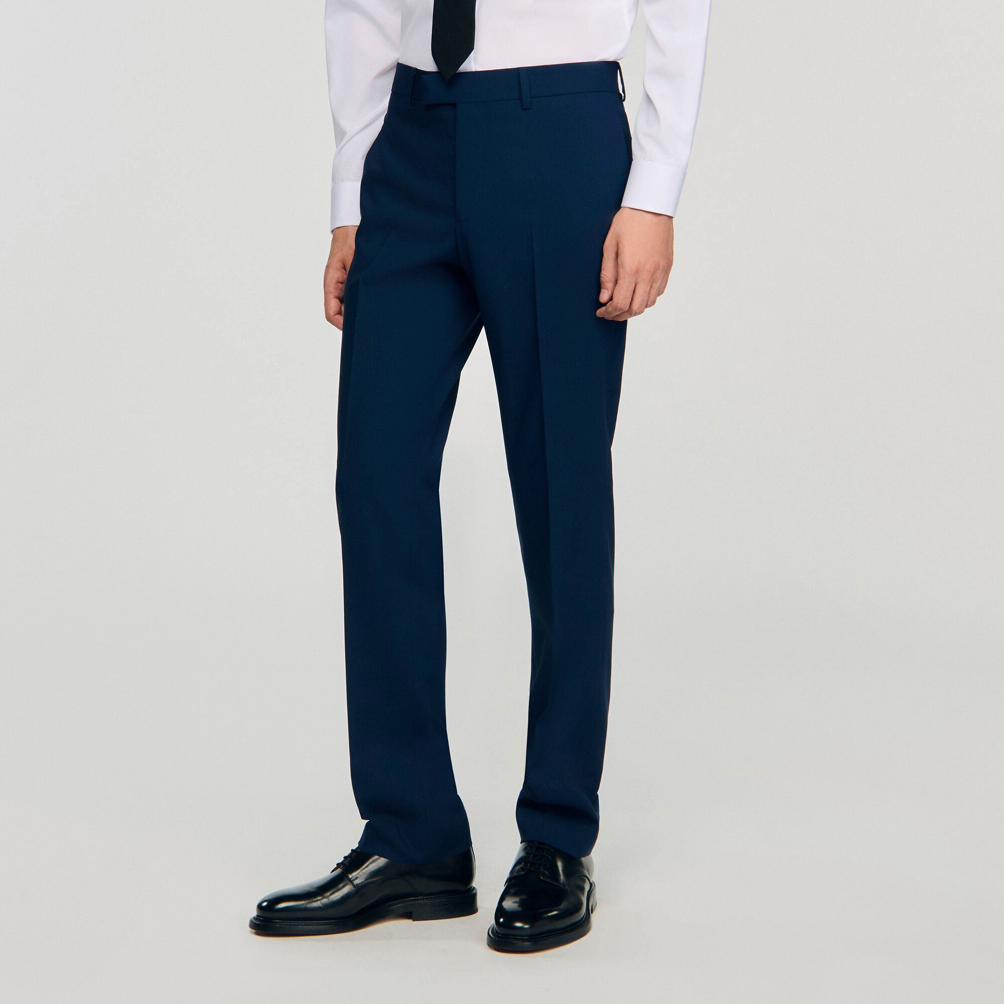 Pantalones de traje de lana