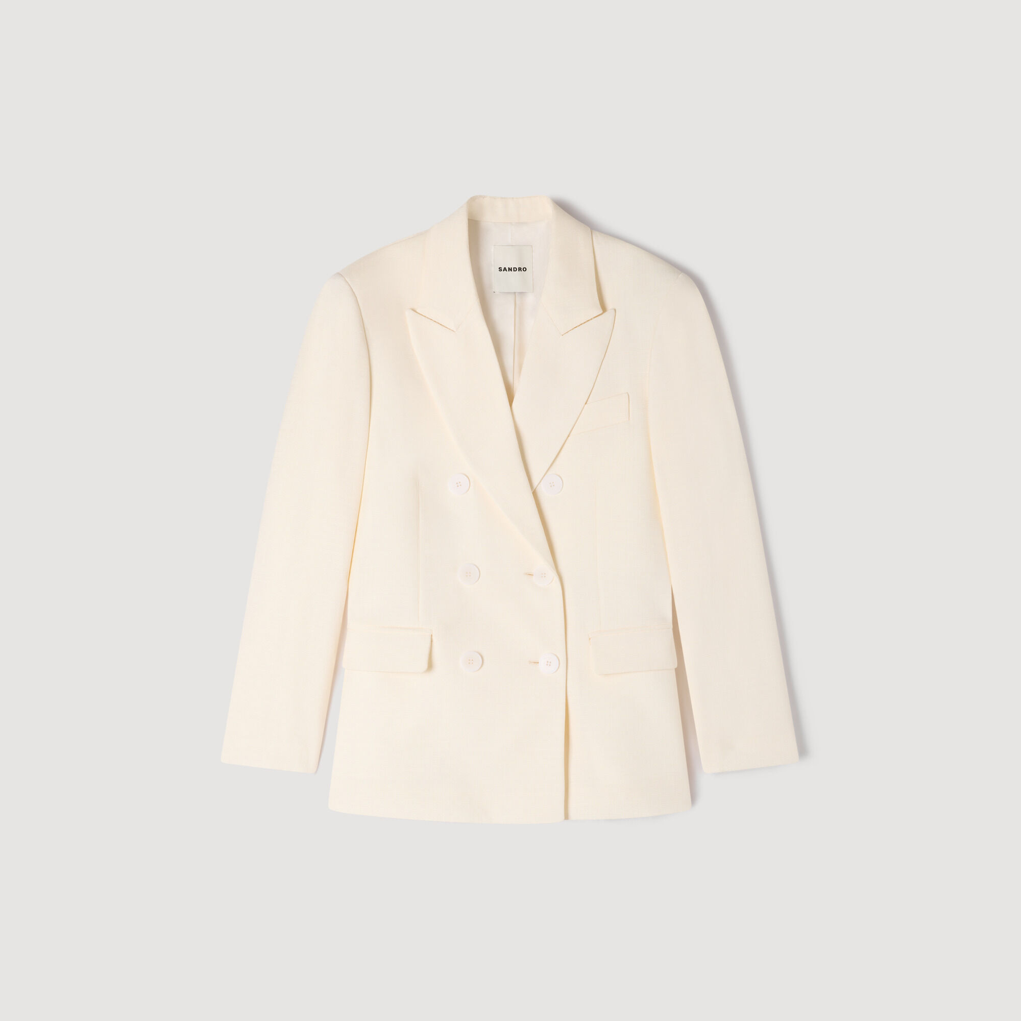Chaqueta de traje con doble pechera