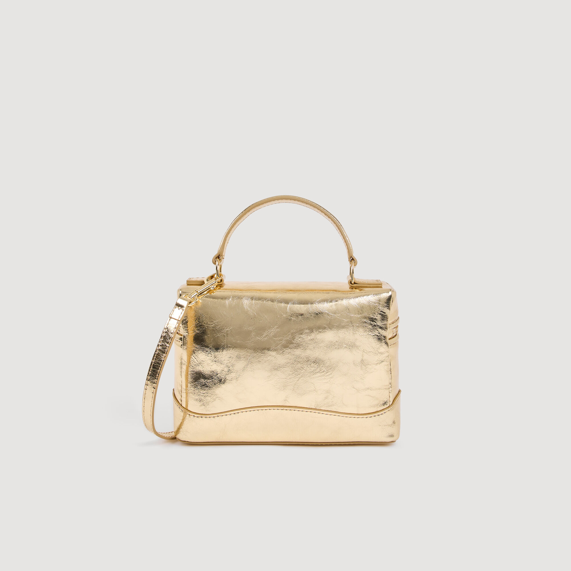 Bolso de cuero metálico Tangolino