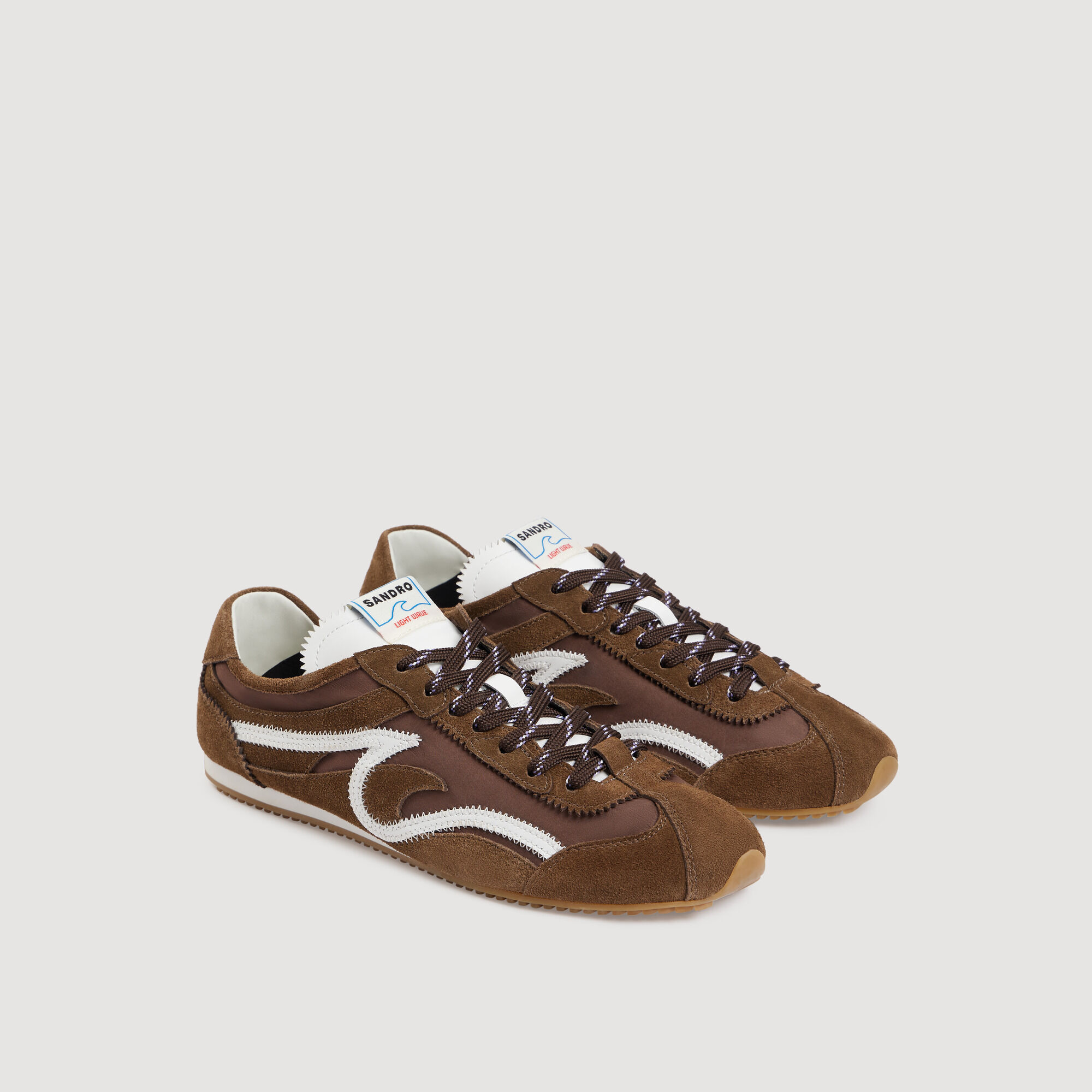 Zapatillas de ante y nailon Light Wave