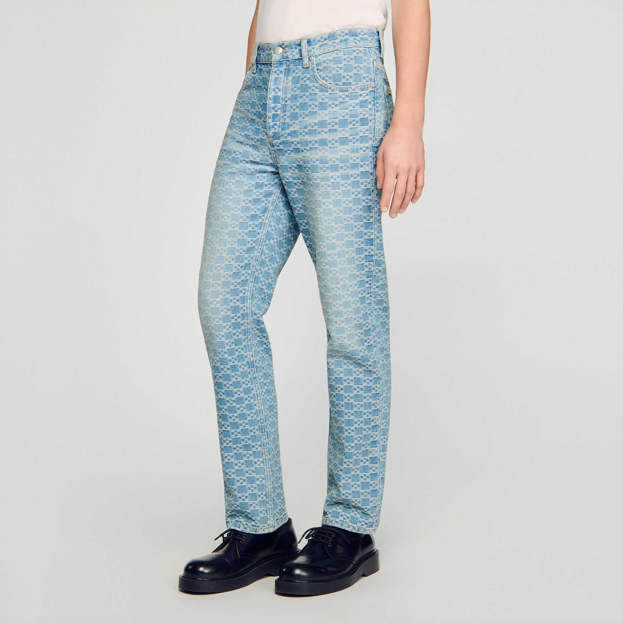 Pantalones vaqueros de corte recto Square Cross
