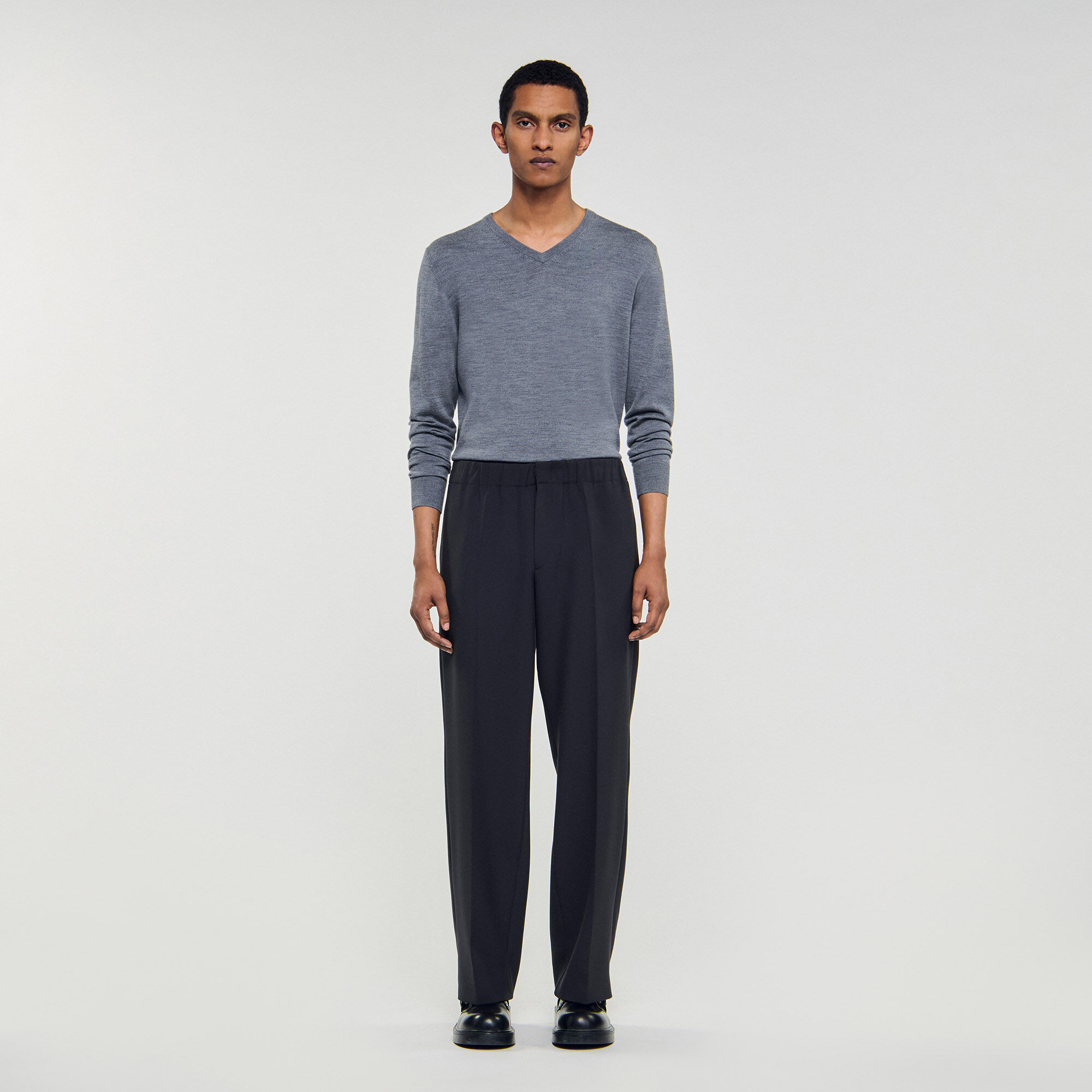 Pantalones de pierna ancha