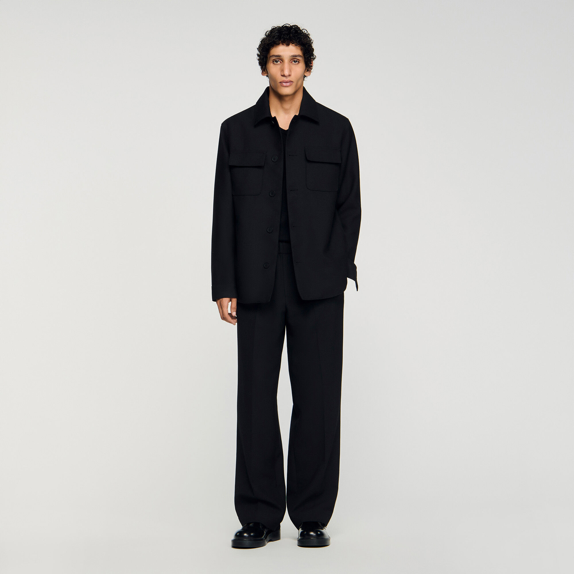 Camisa oversize con botones