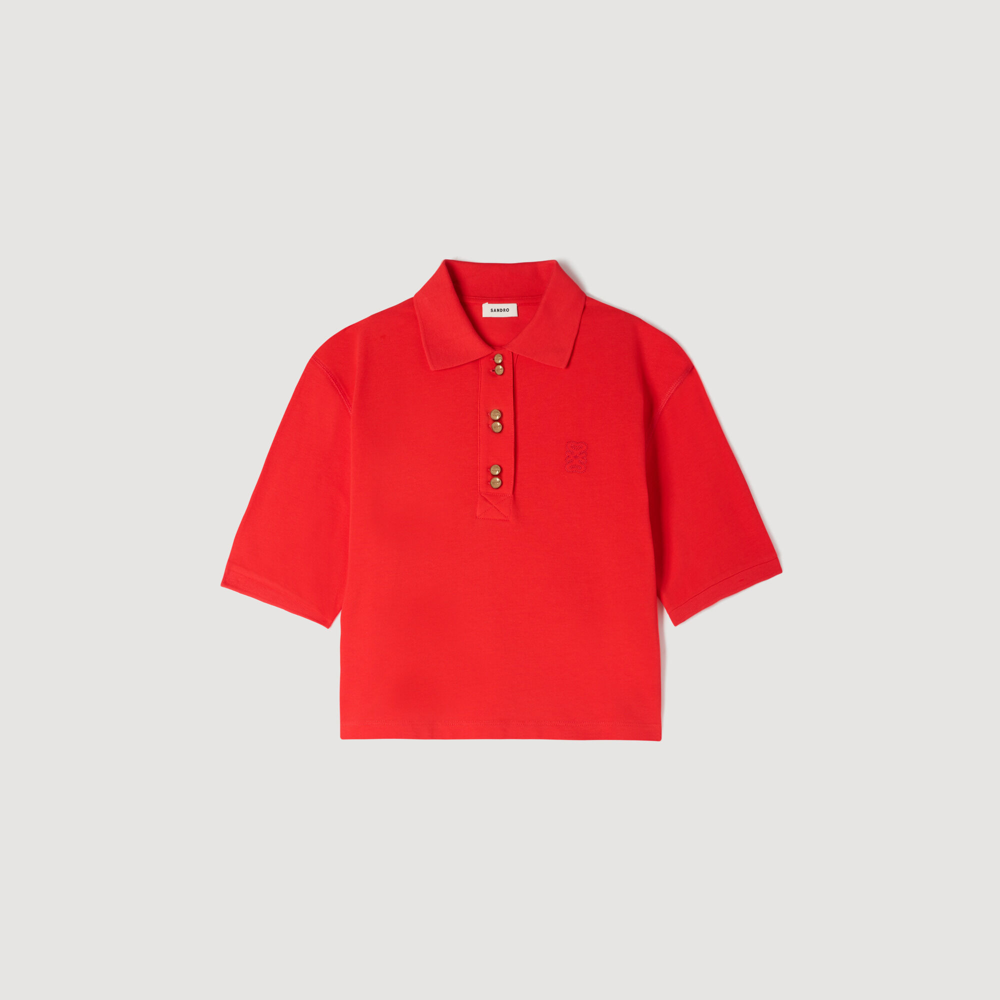 Camiseta polo con botones elegante