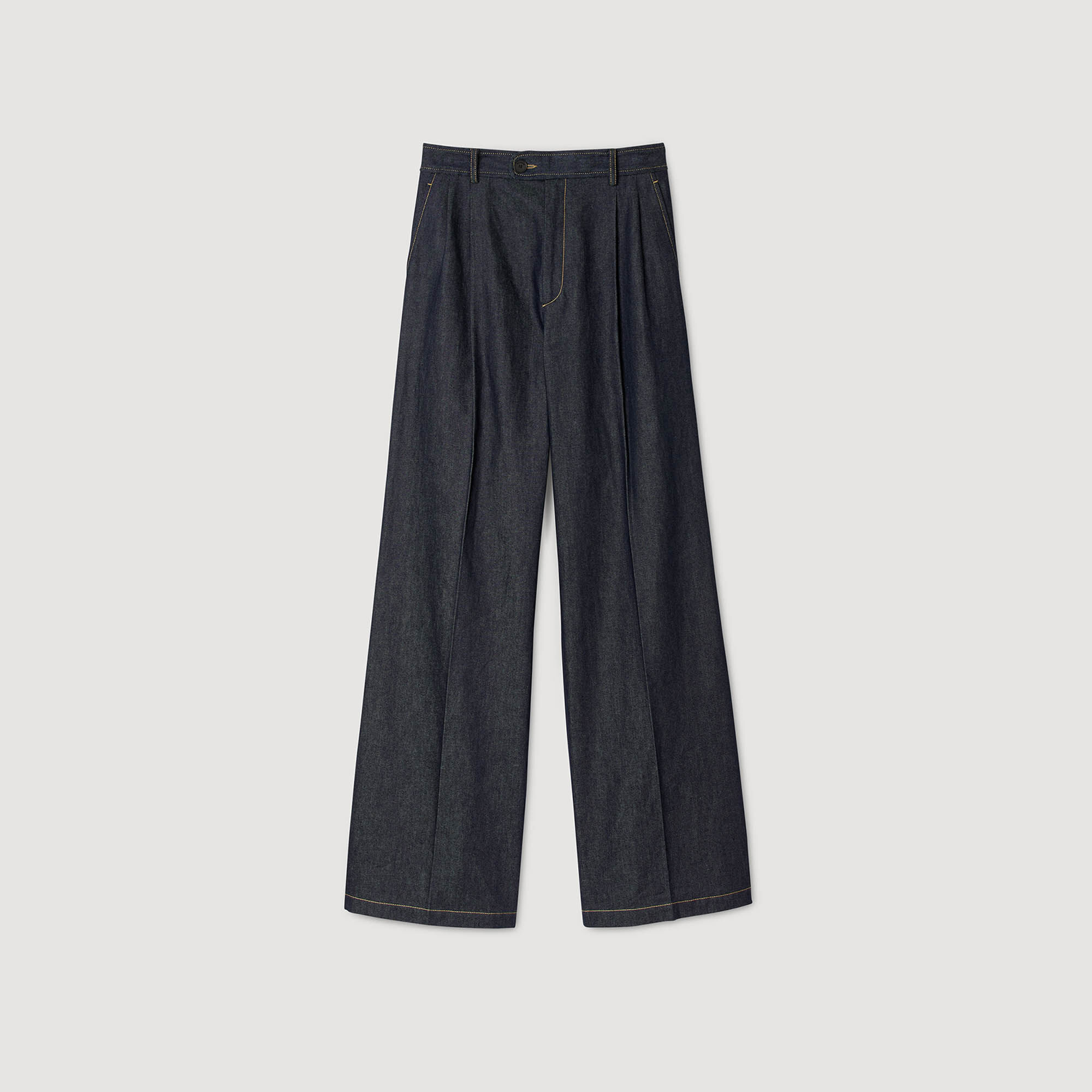 Pantalones de traje de mezclilla