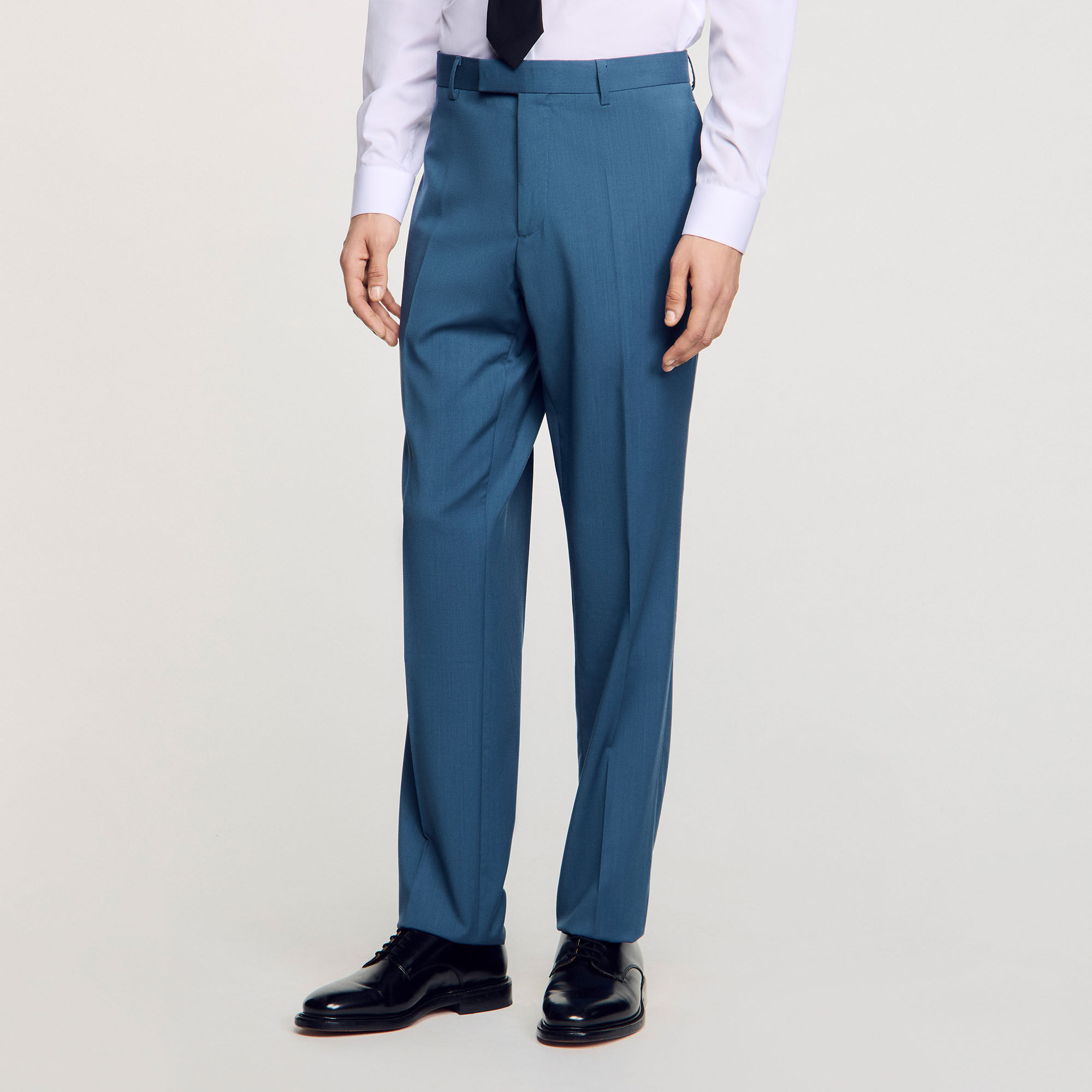 Pantalones de traje de lana