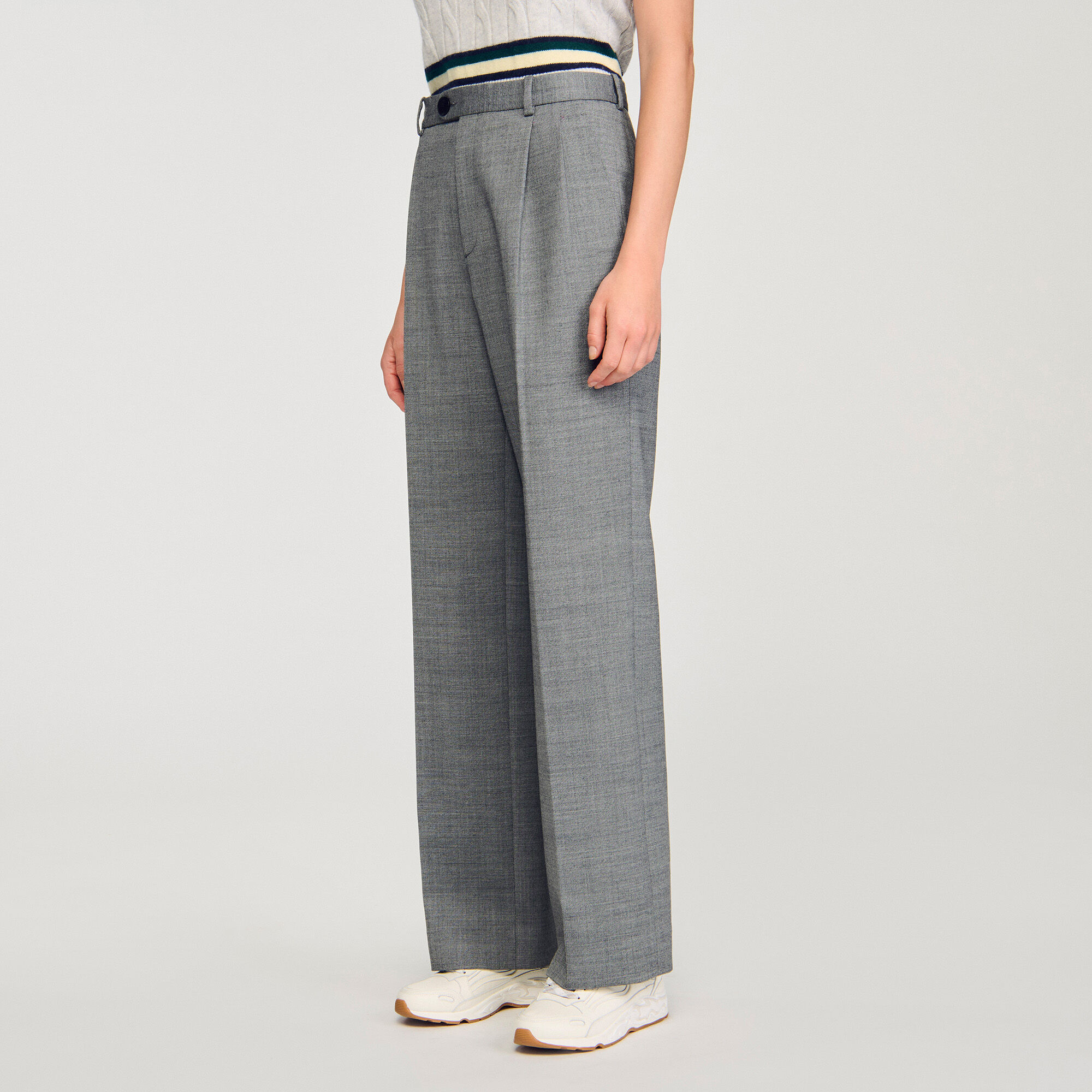 Pantalones de corte recto