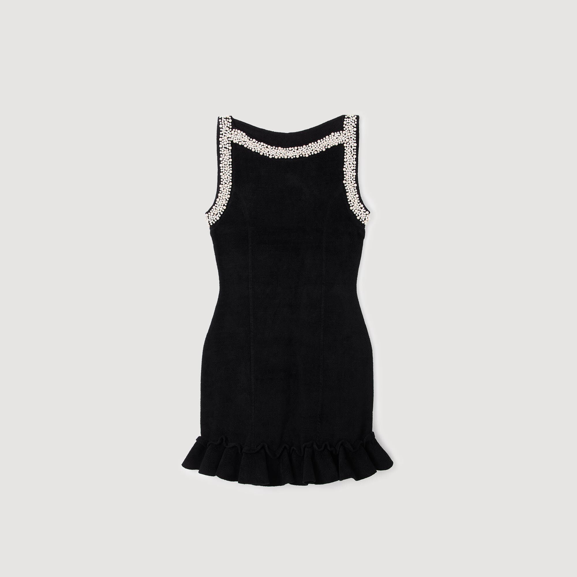 Vestido mini con cuentas