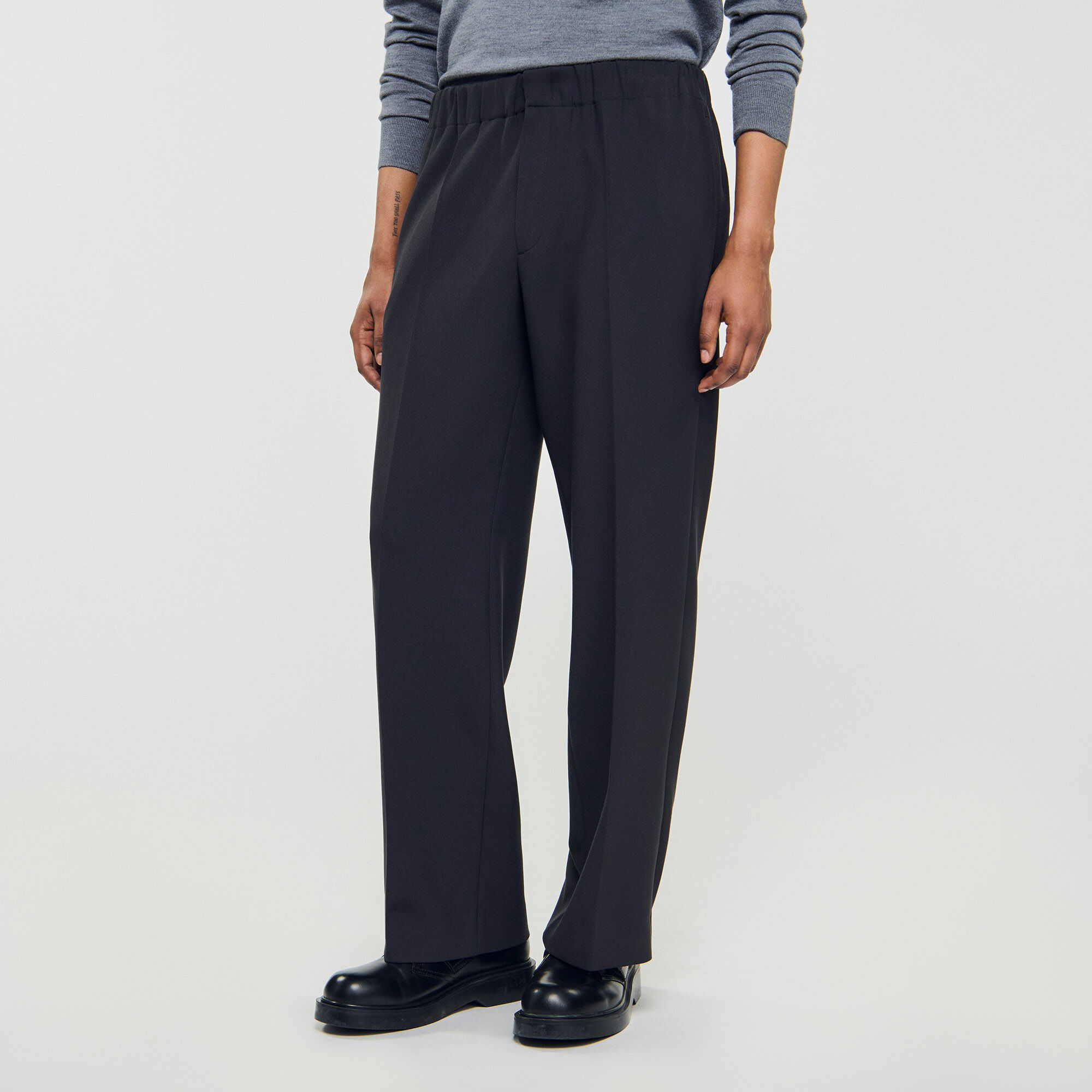 Pantalones de pierna ancha