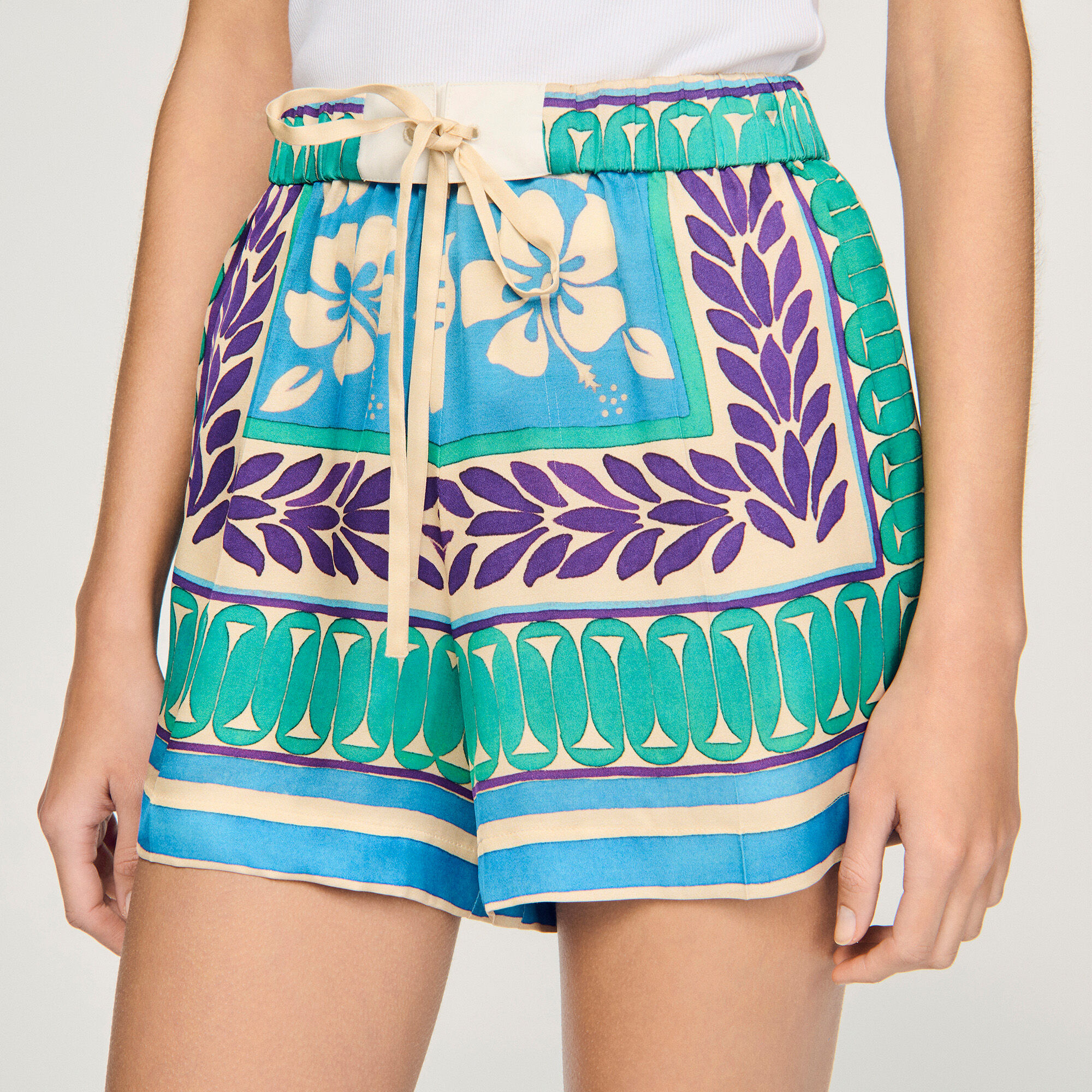 Pantalones cortos estampados florales