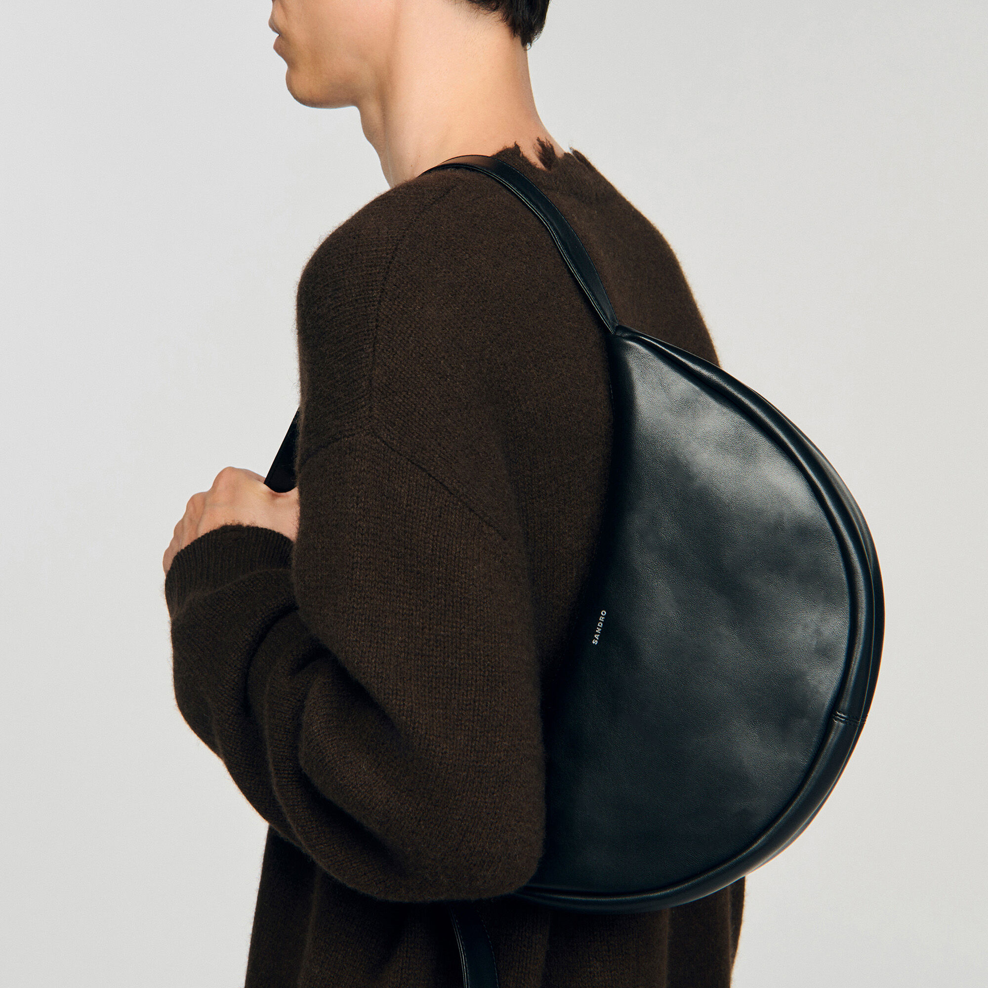 Bolso bandolera de cuero pequeño