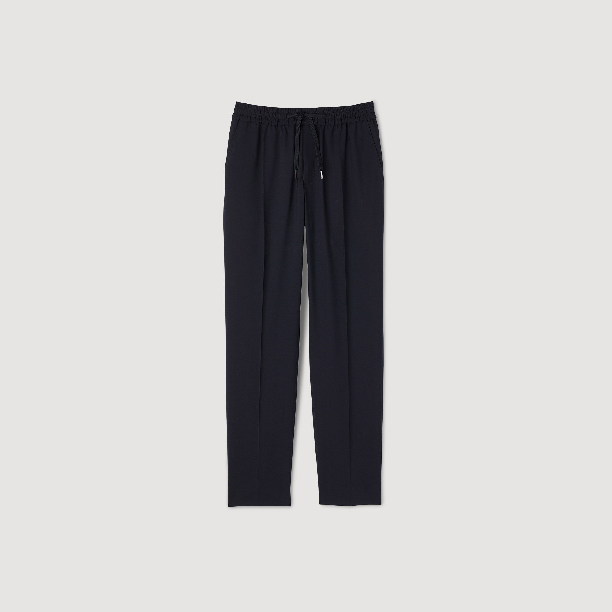 Pantalones rectos elásticos