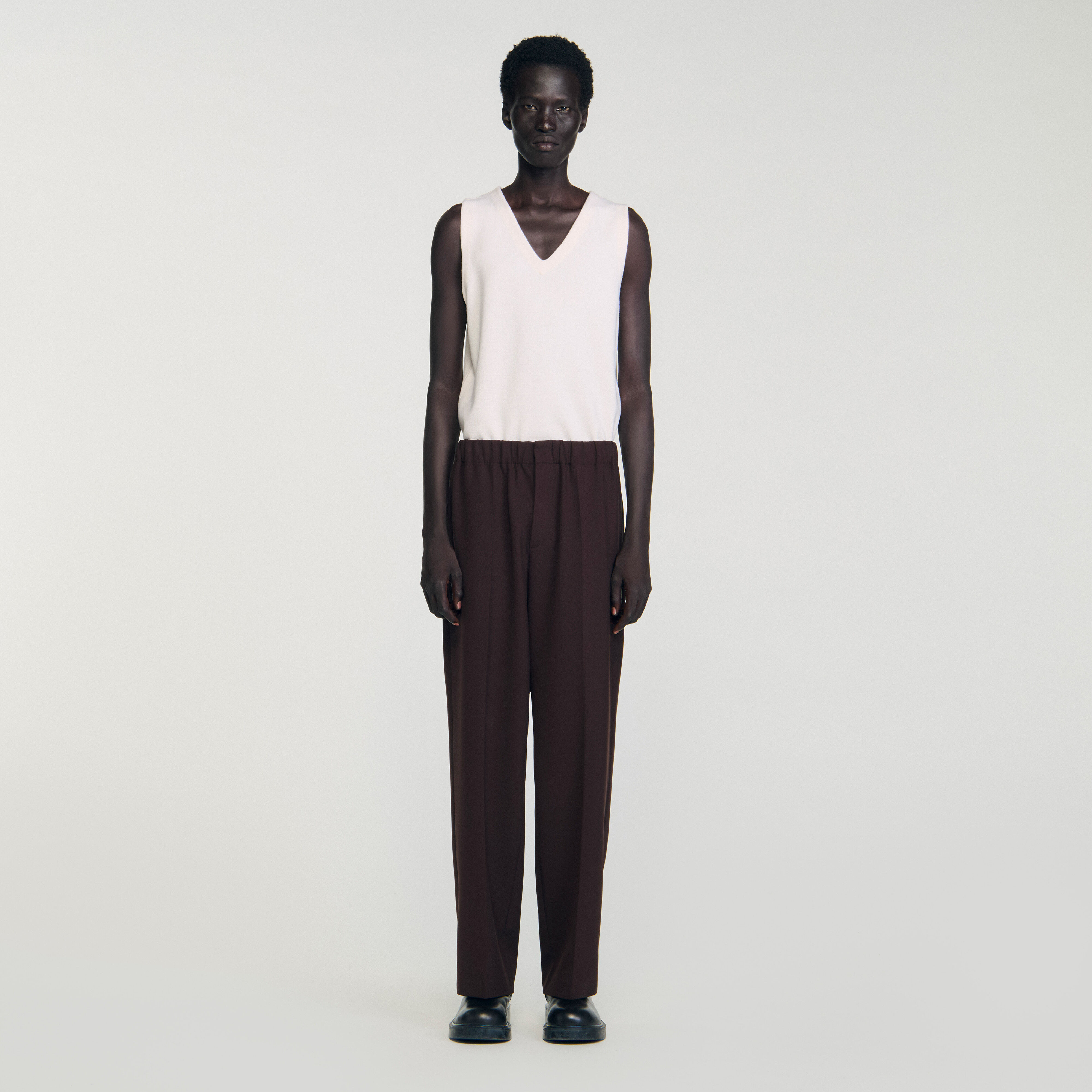 Pantalones de pierna ancha