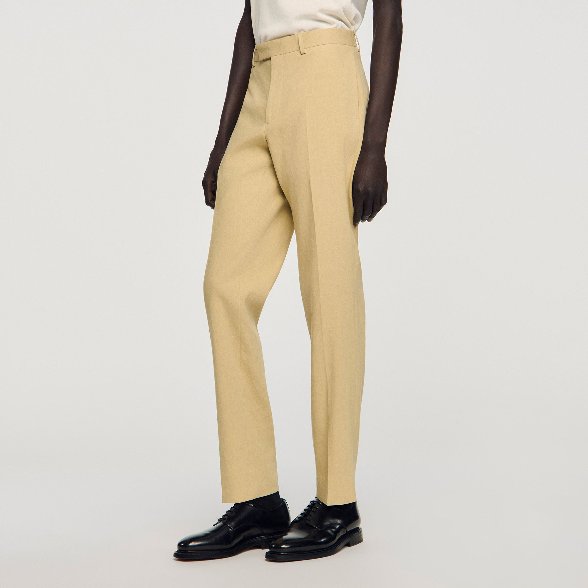 Pantalones de traje de lana