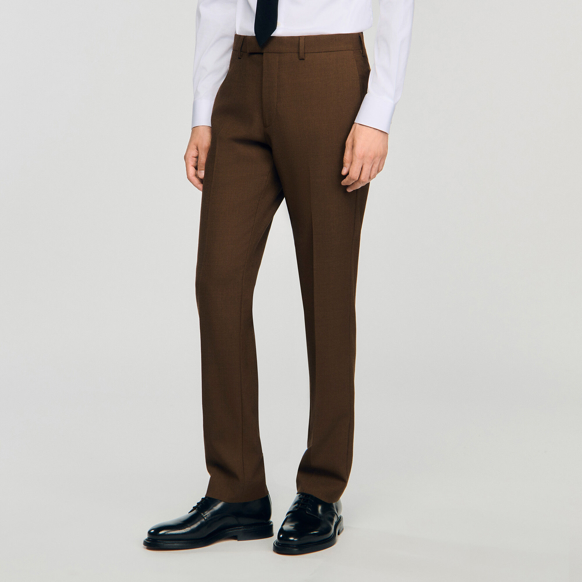 Pantalones de traje de lana