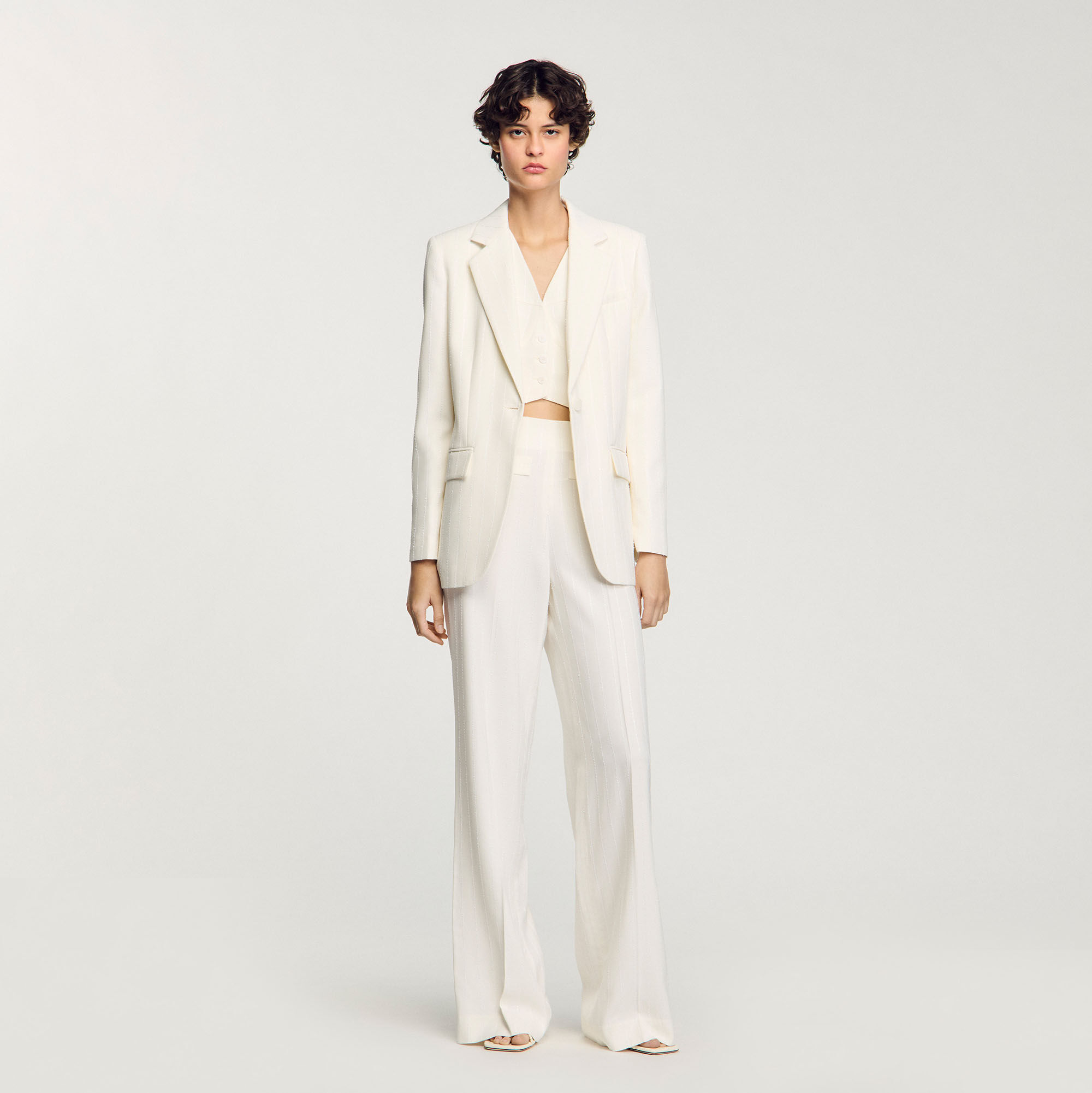 Pantalones de traje con lentejuelas