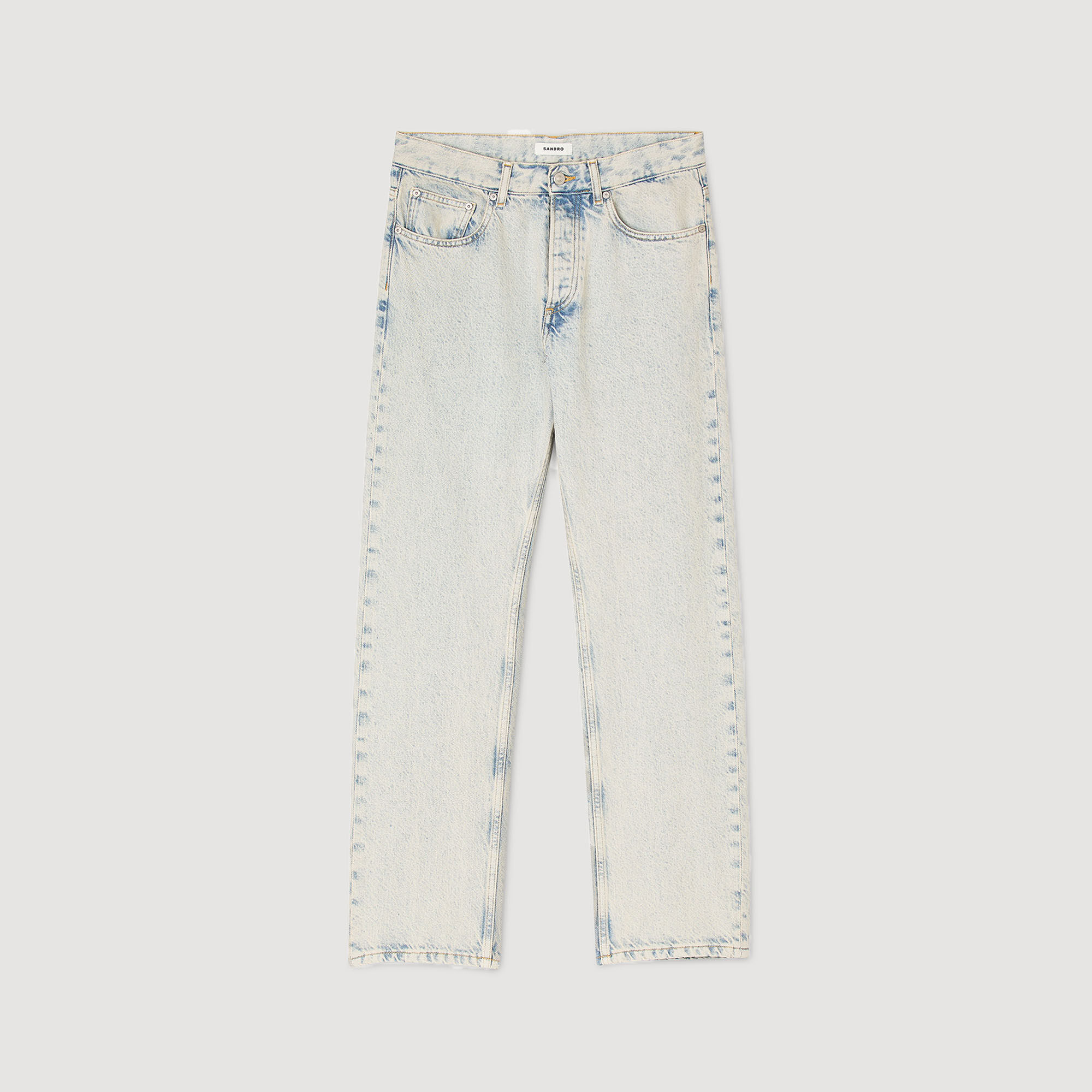 Pantalones vaqueros regulares desgastados