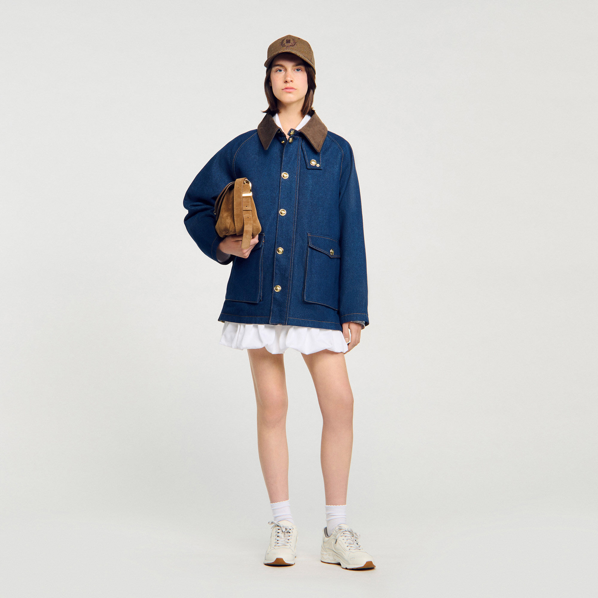 Chaqueta de trabajo en denim