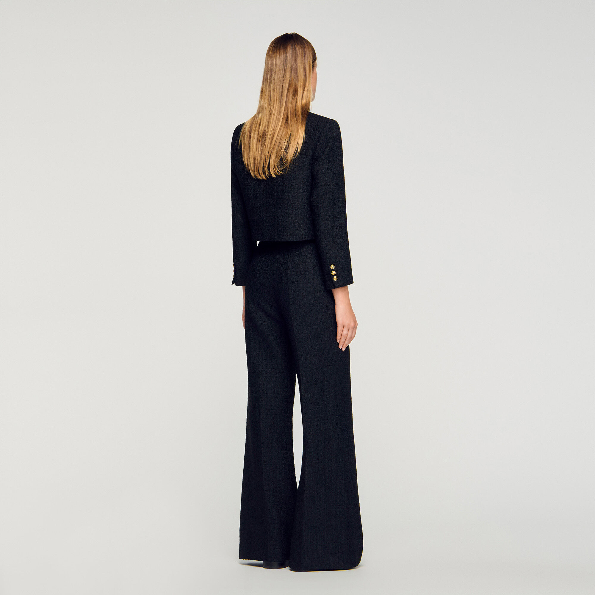 Pantalones de traje de tweed